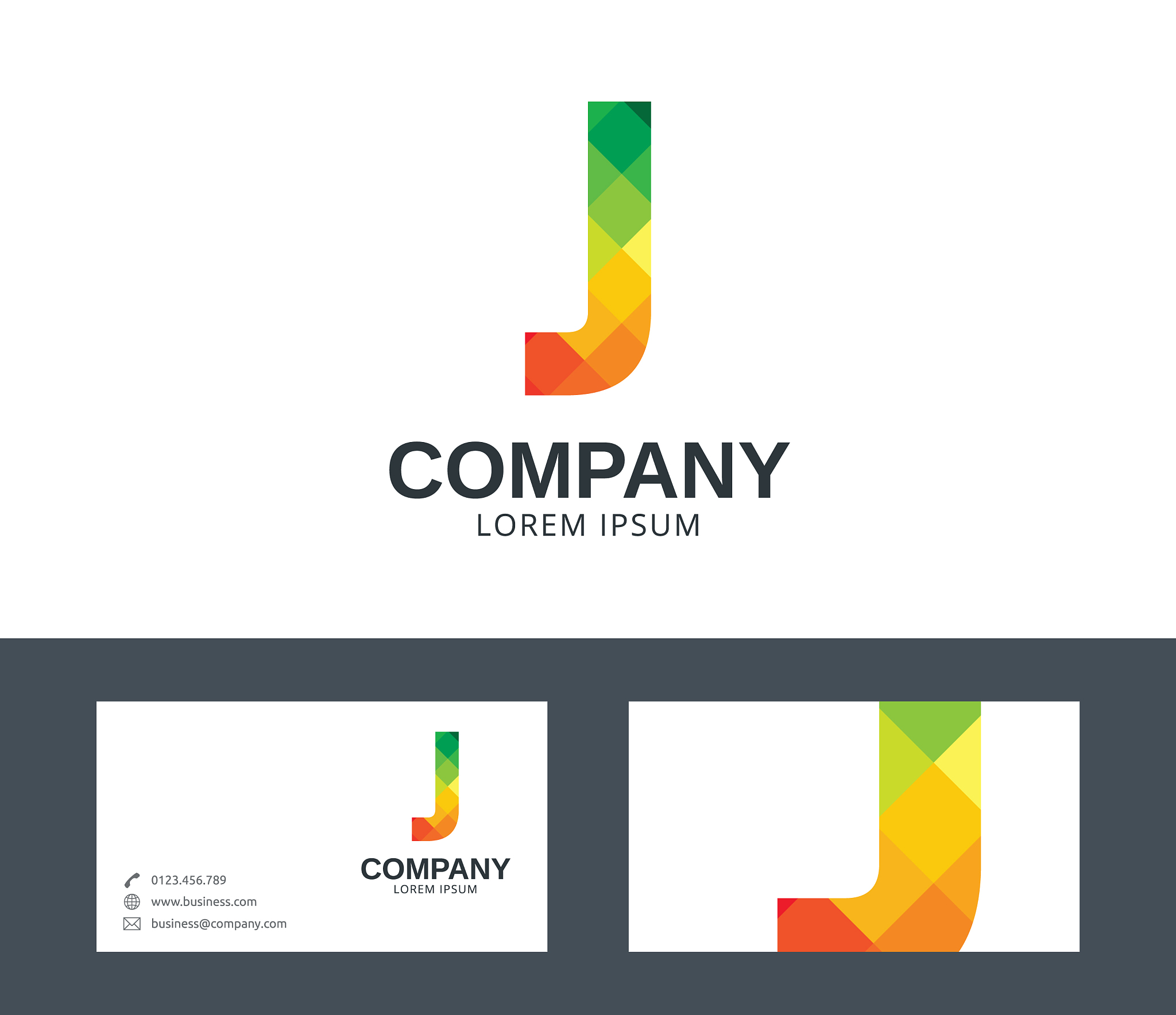 letter j - logo design