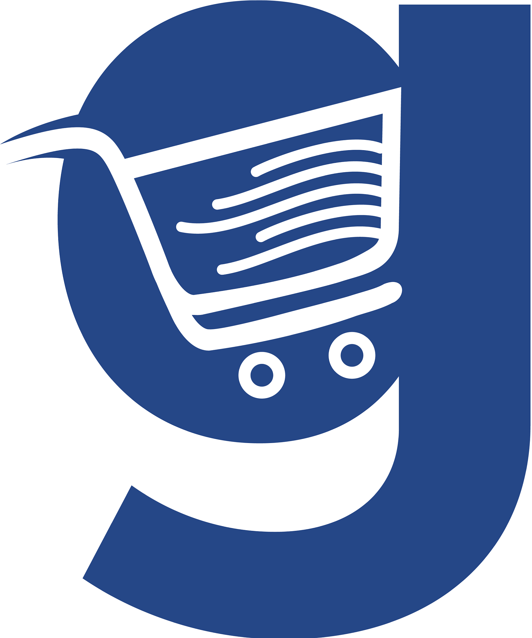 letter g shopping logo design