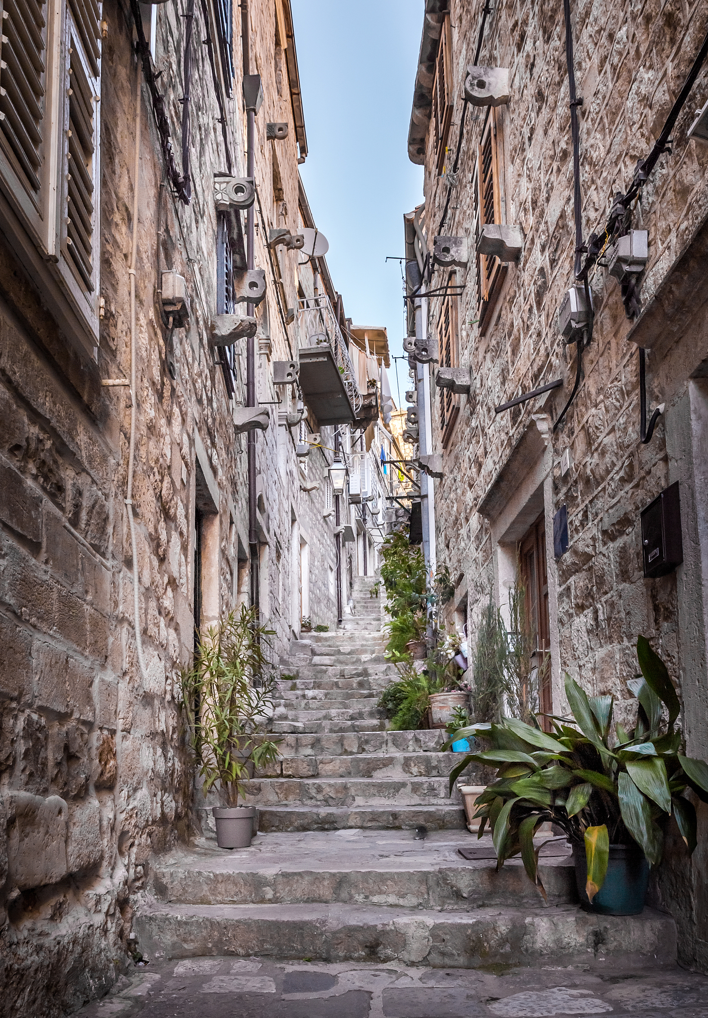 dubrovnik old town scenic in croatia