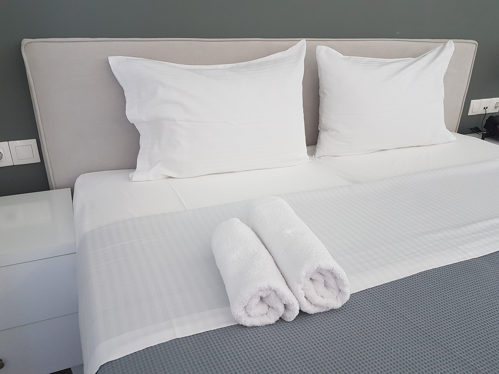 pillows on bed or sofa of a hotel decoration