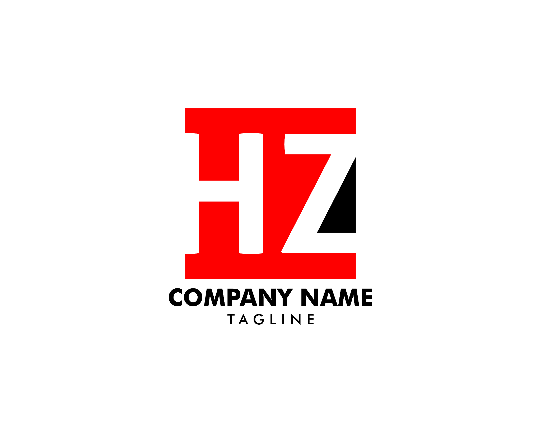 initial letter hz   template design