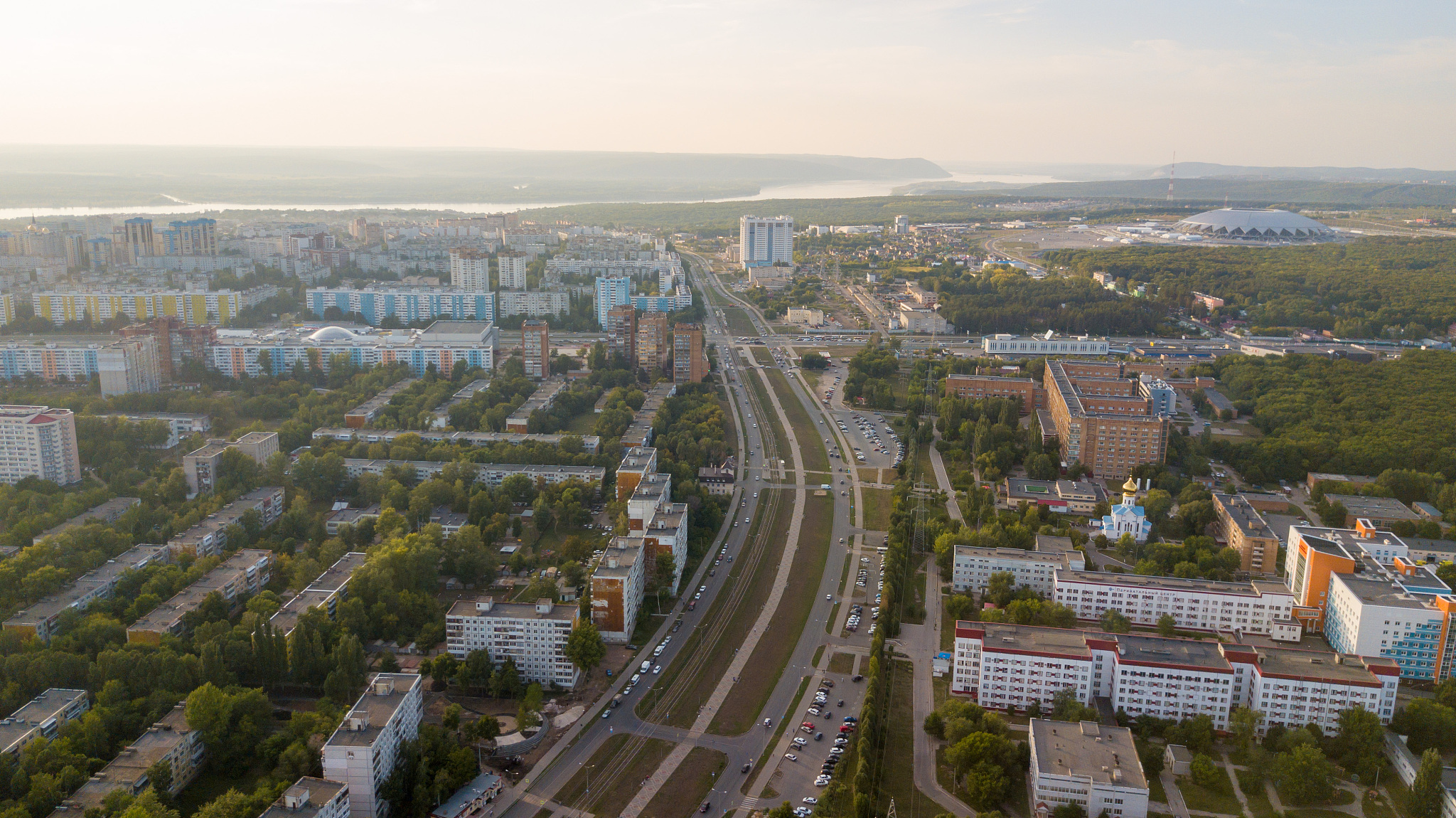 panel city aerial