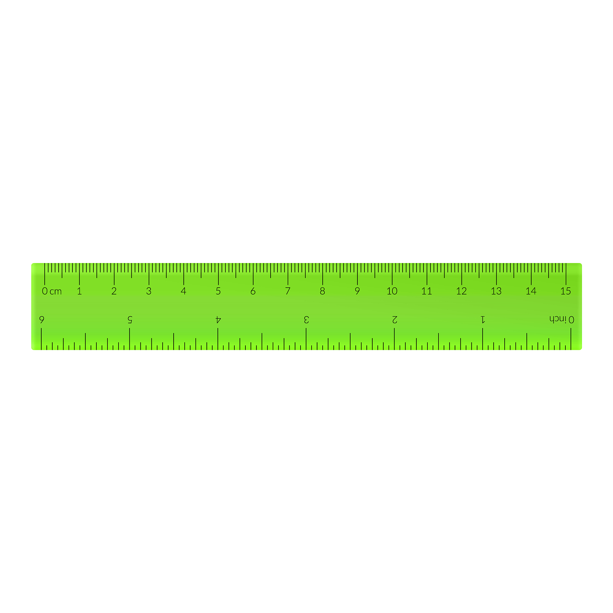 engineer or architect plastic drafting ruler with an imperial an