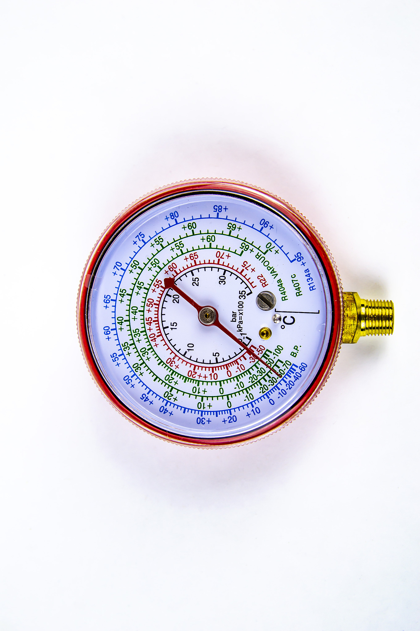 the manometer measuring gas pressure for repair of refrigerators