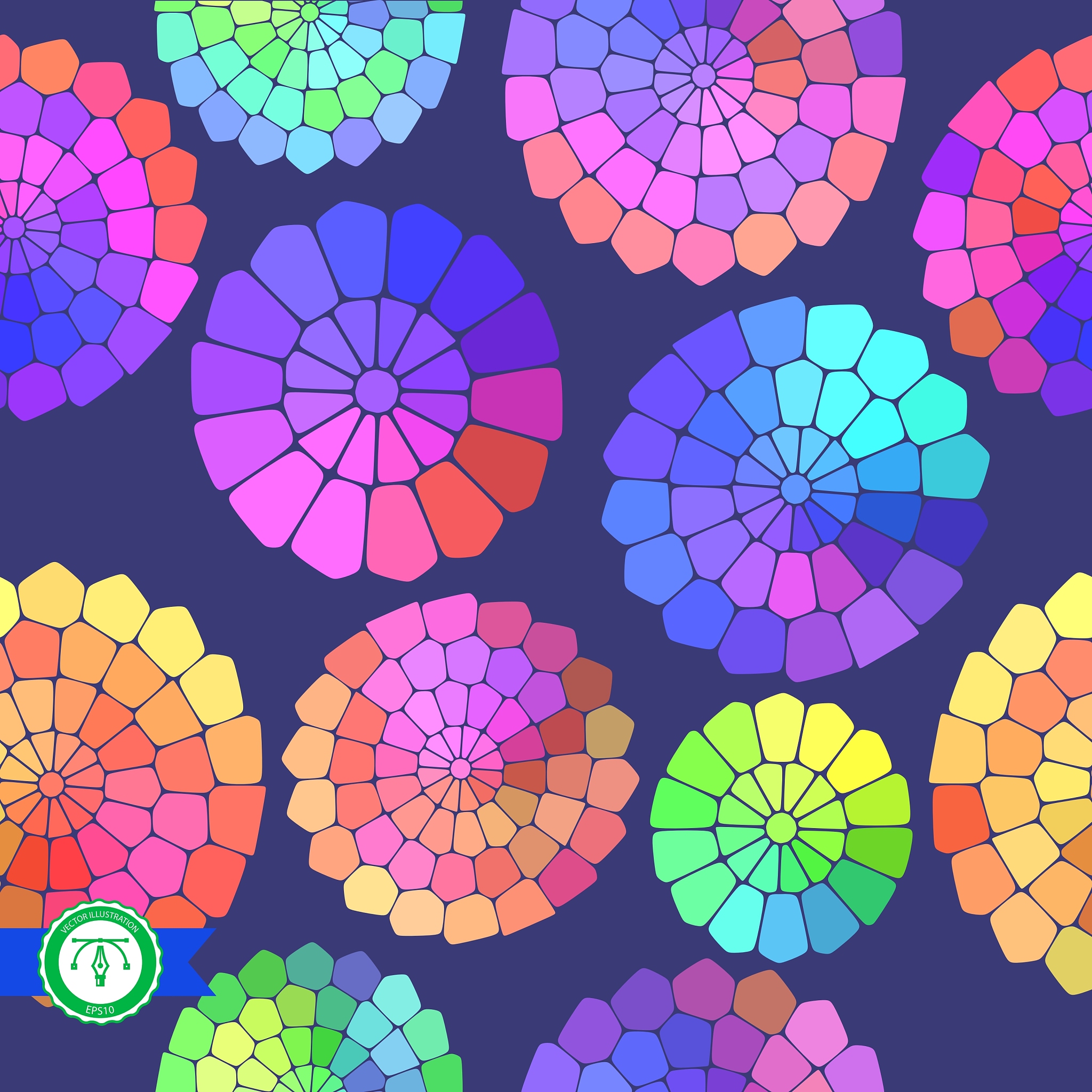 Red and Blue Interlaced: What's the English Term?