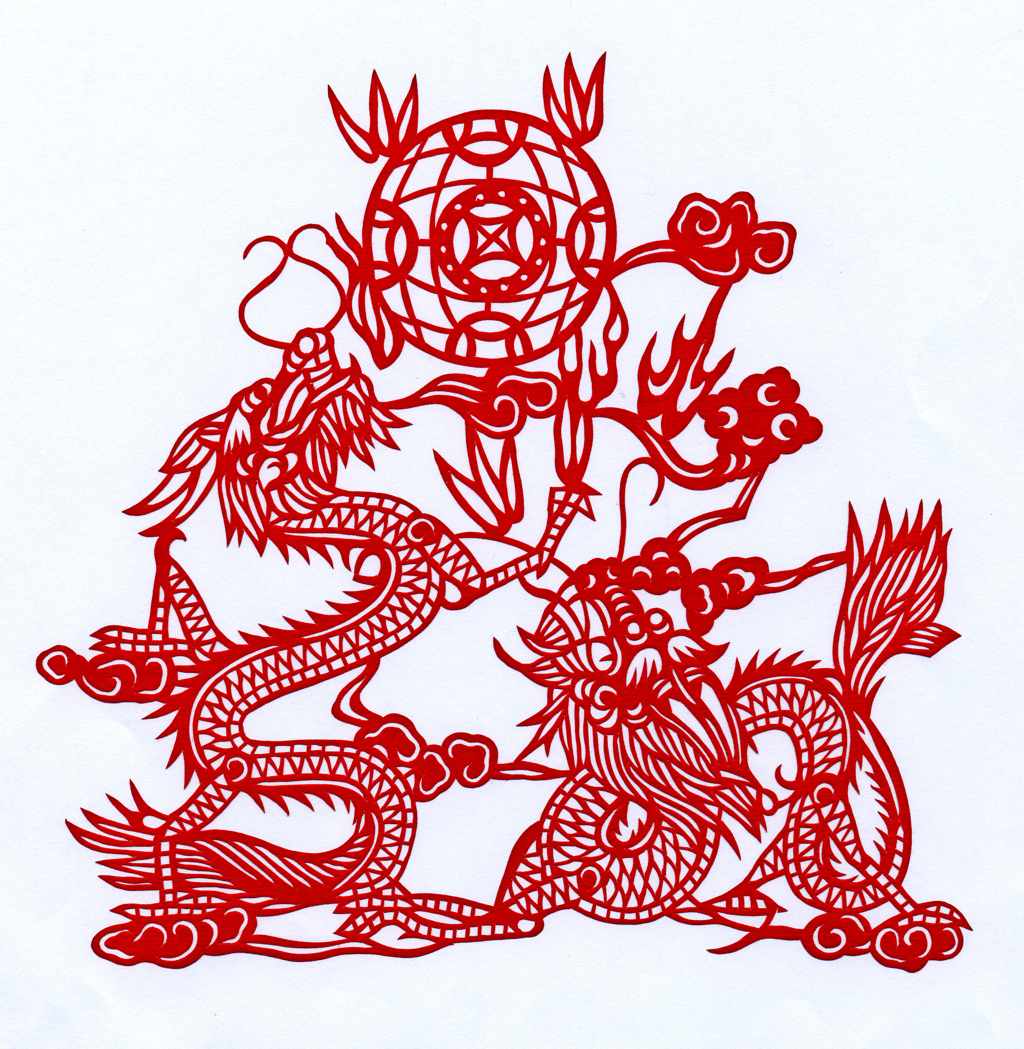 纸艺龙：中华优秀传统文化绘画作品创意