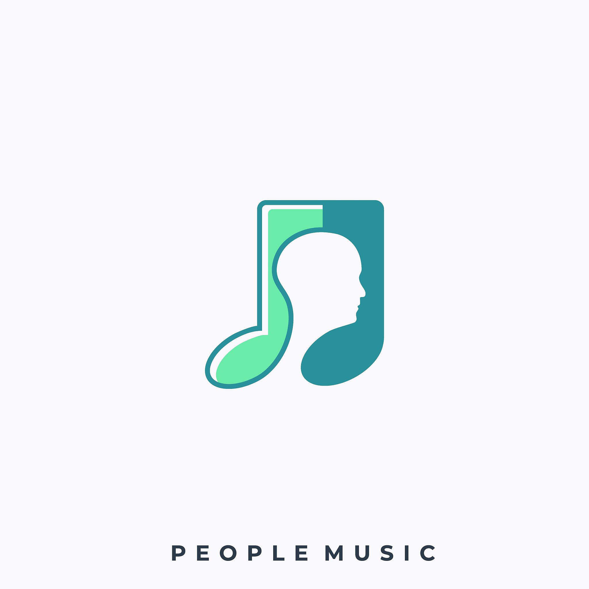 people music illustration vector template