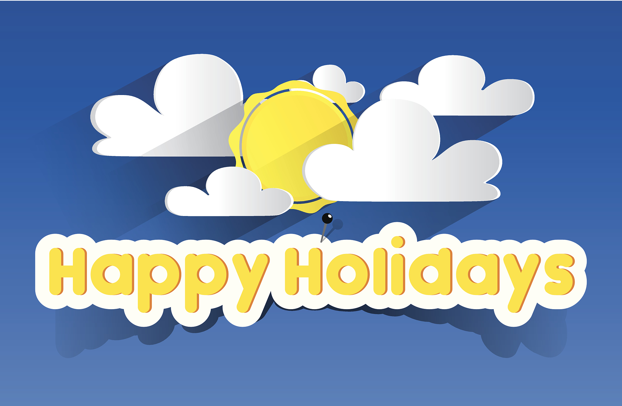 i+happy+rainy，改成正确的口语表达式