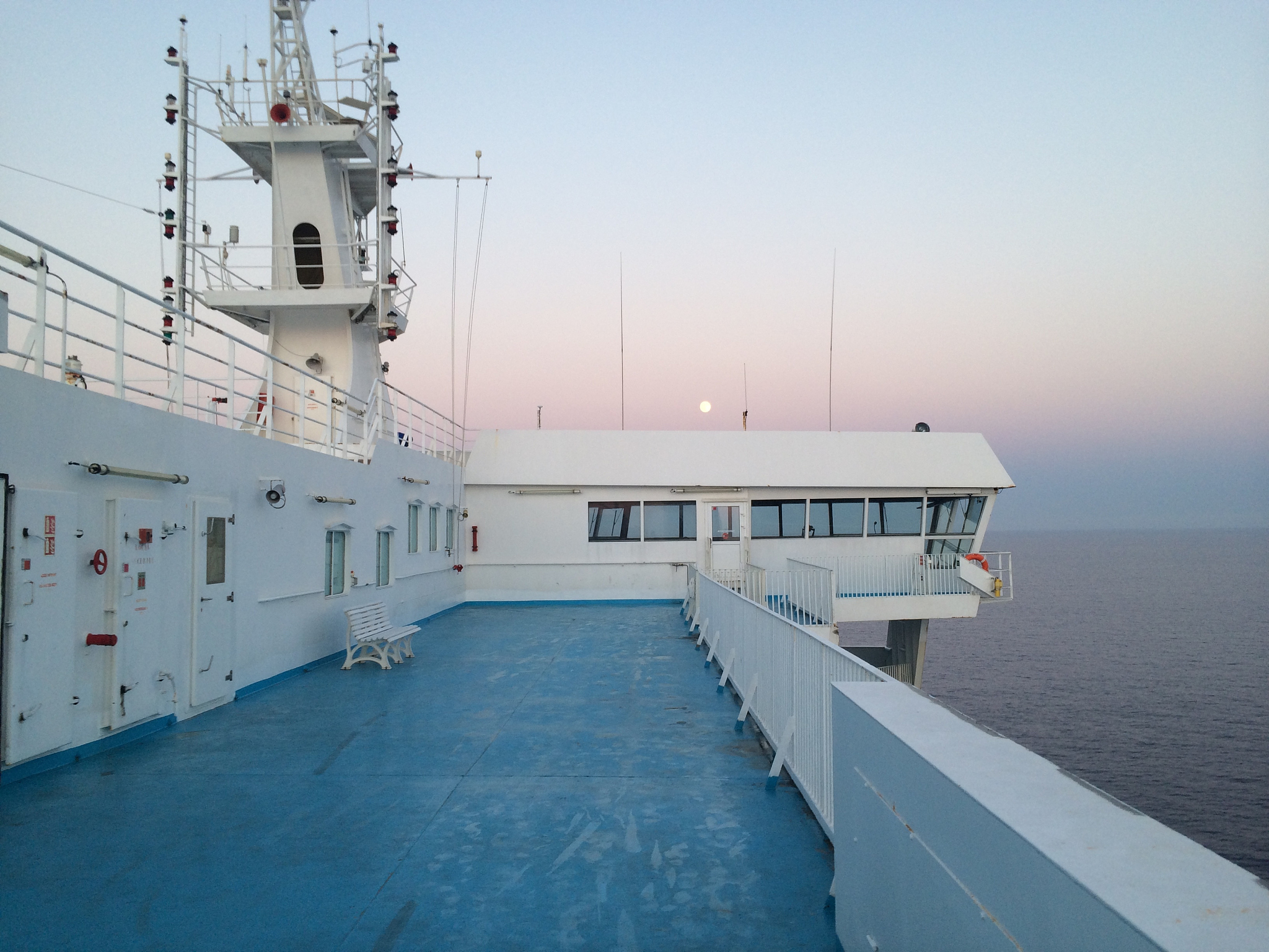 view of sea against clear sky