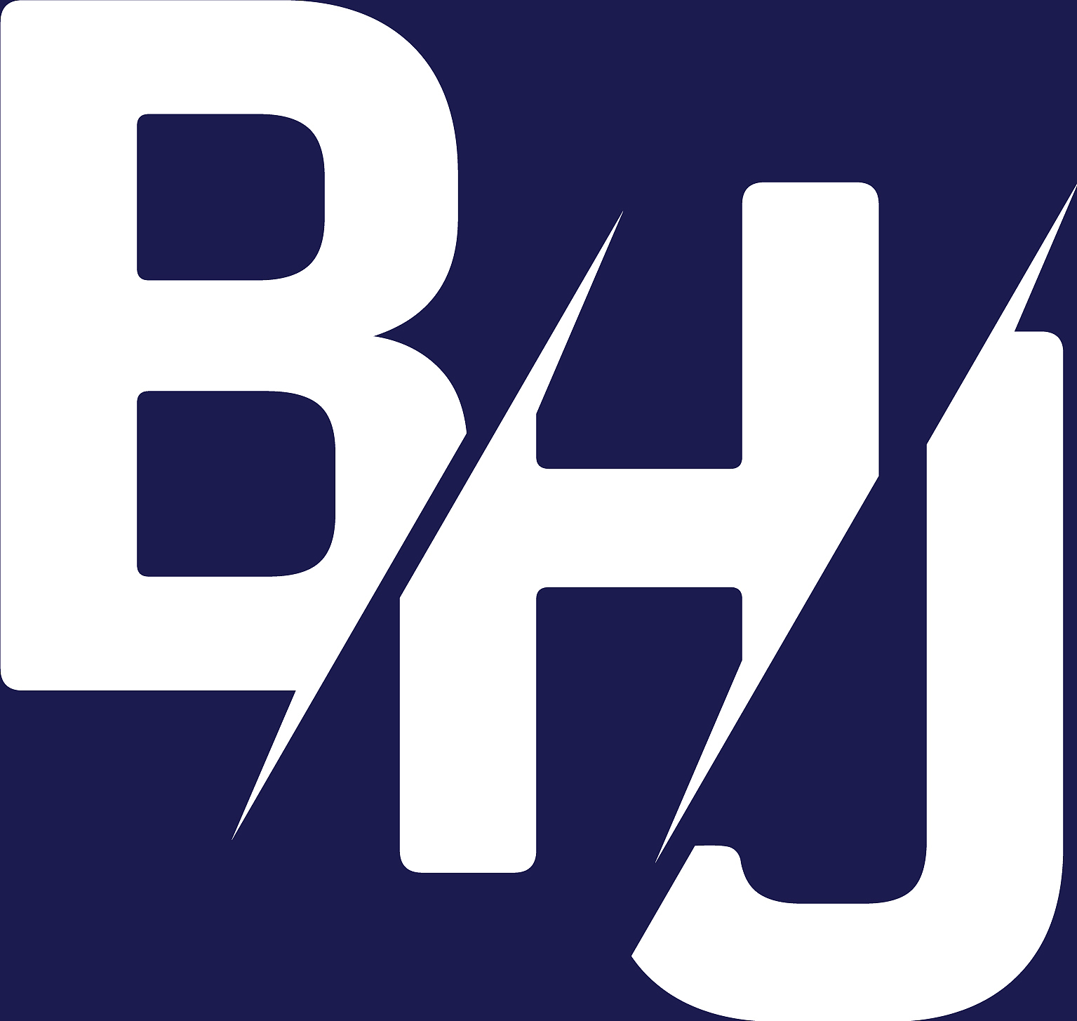 monogram letters initial logo design bhj