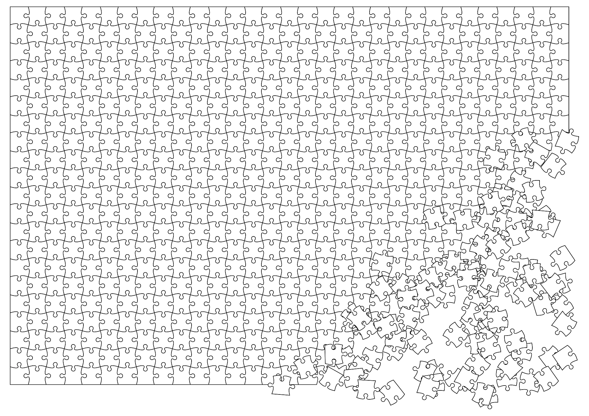 jigsaw puzzle background design material