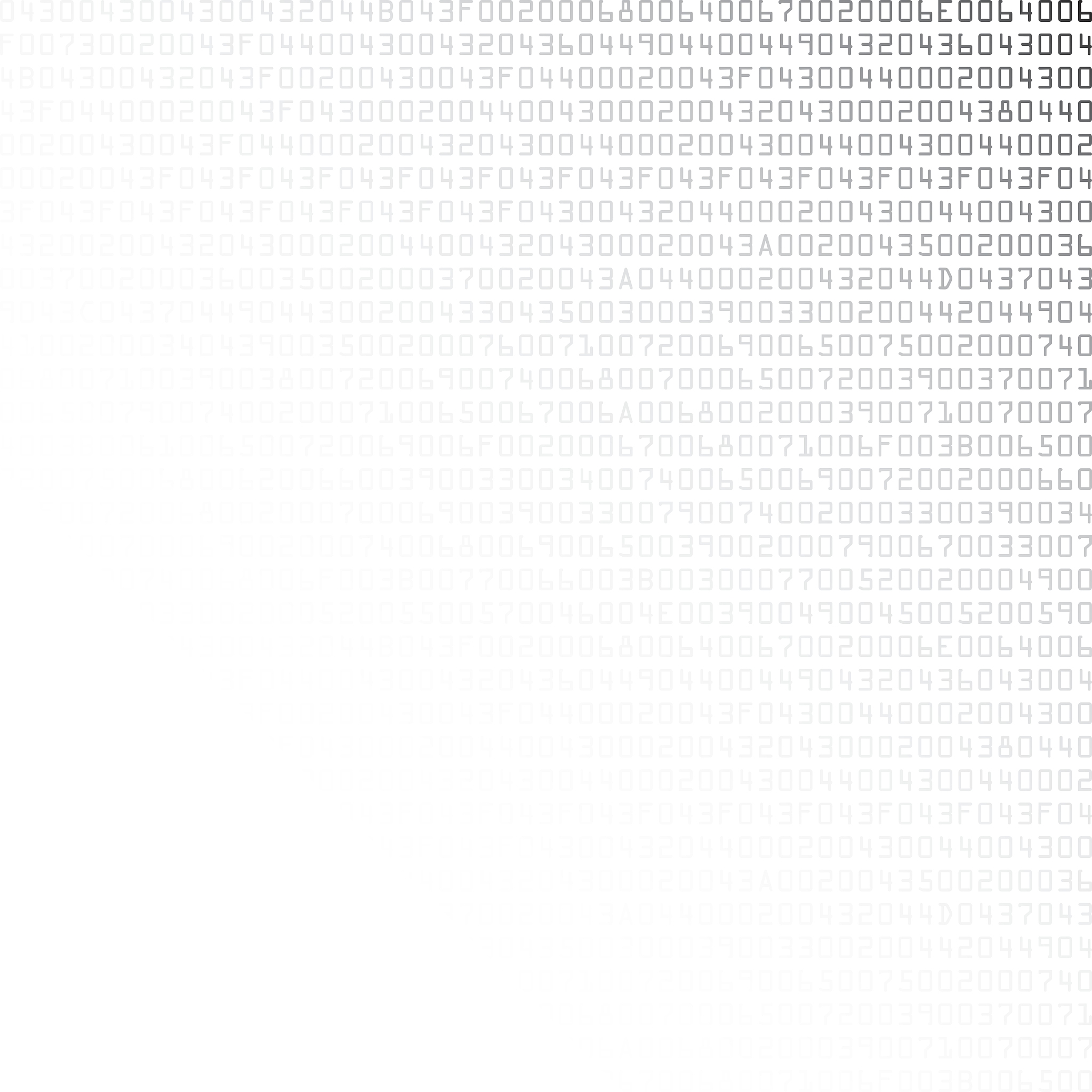 black and white security background with hex-code