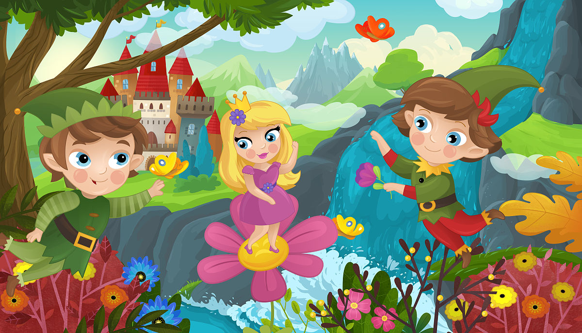 用以下英文单词编写一个童话故事ncoddlenfoddle