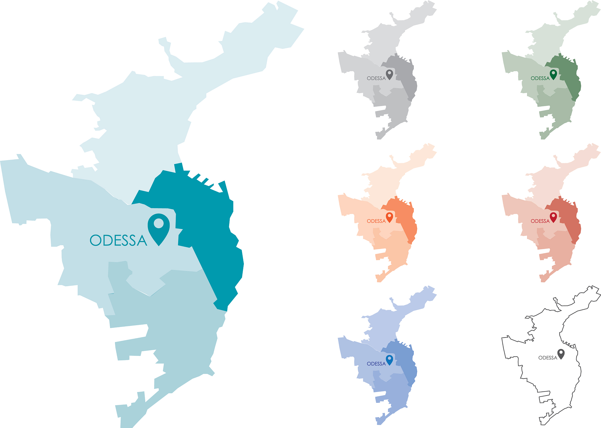 map of odessa ukraine