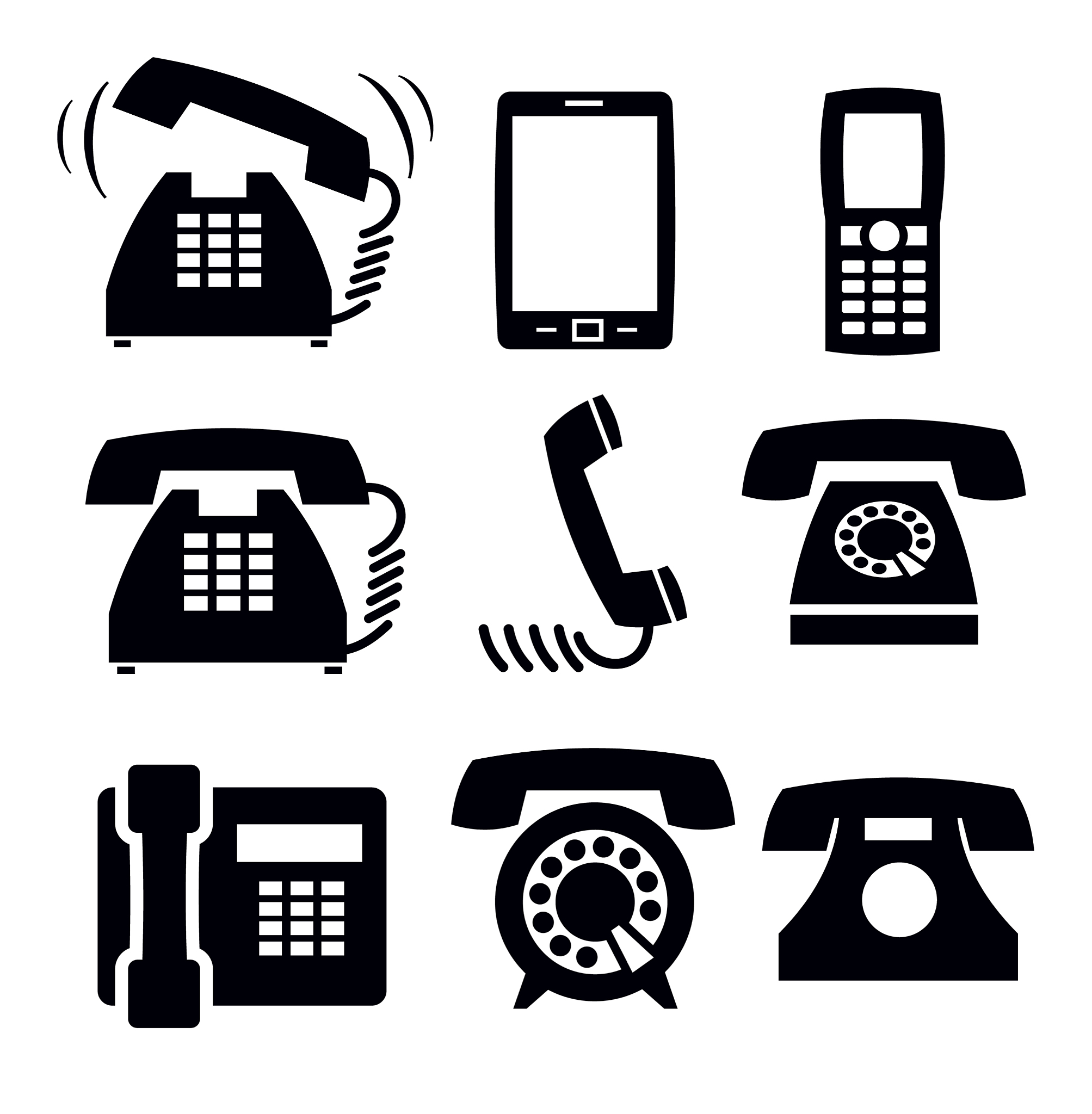 phone icons