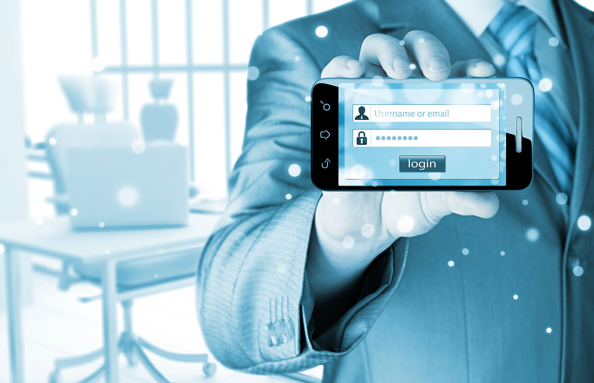 login and password