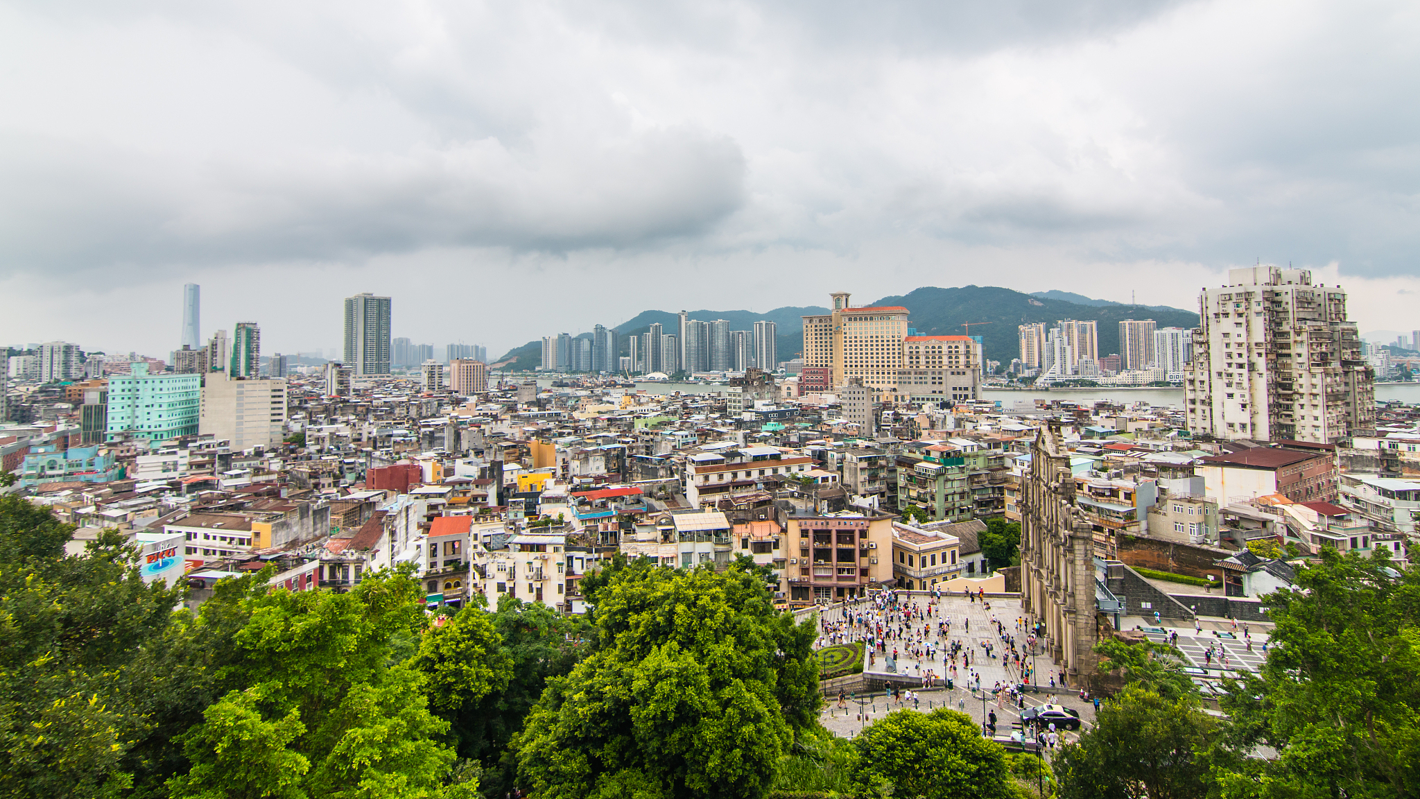 panoramic view of macau