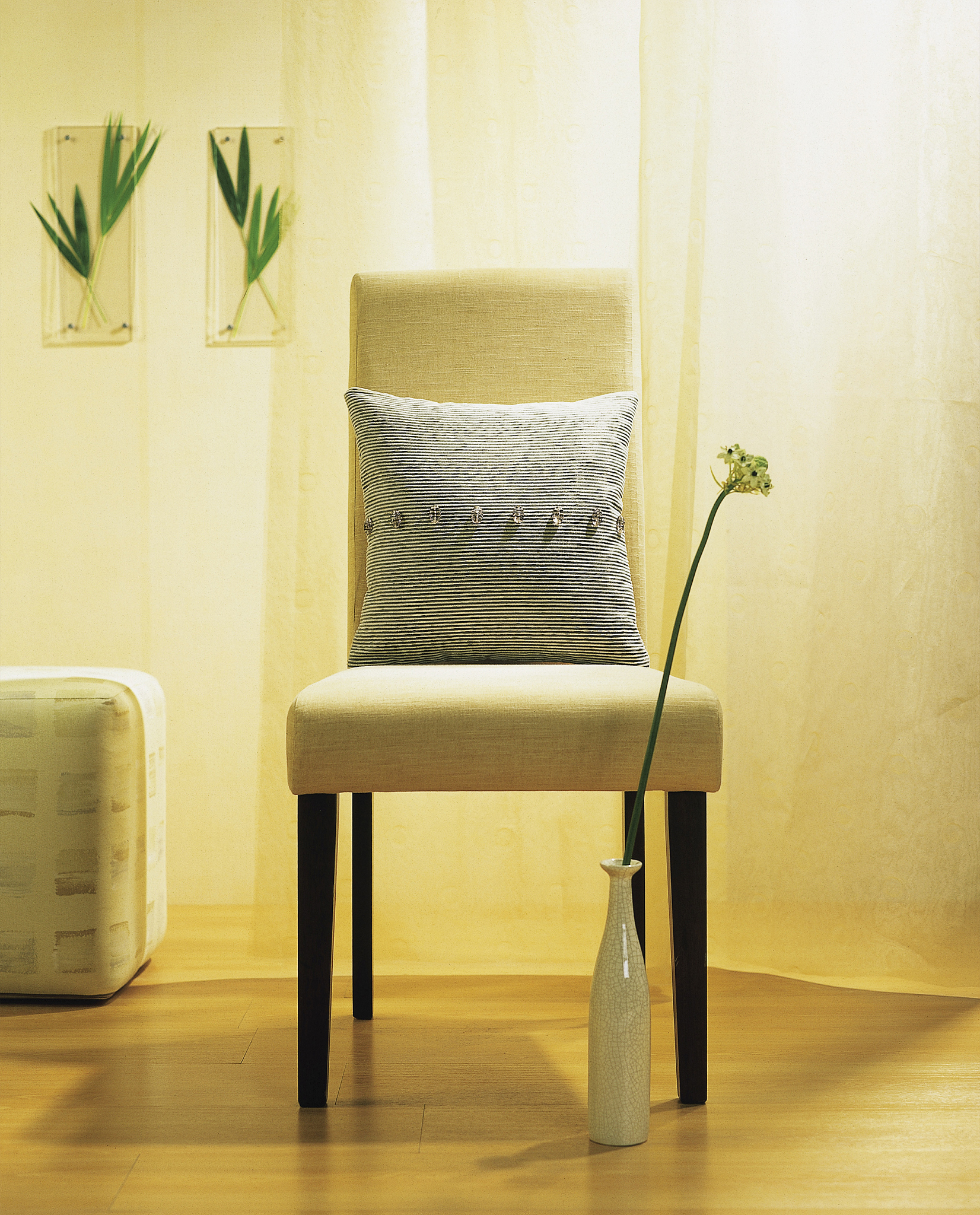 interior of chair in living room