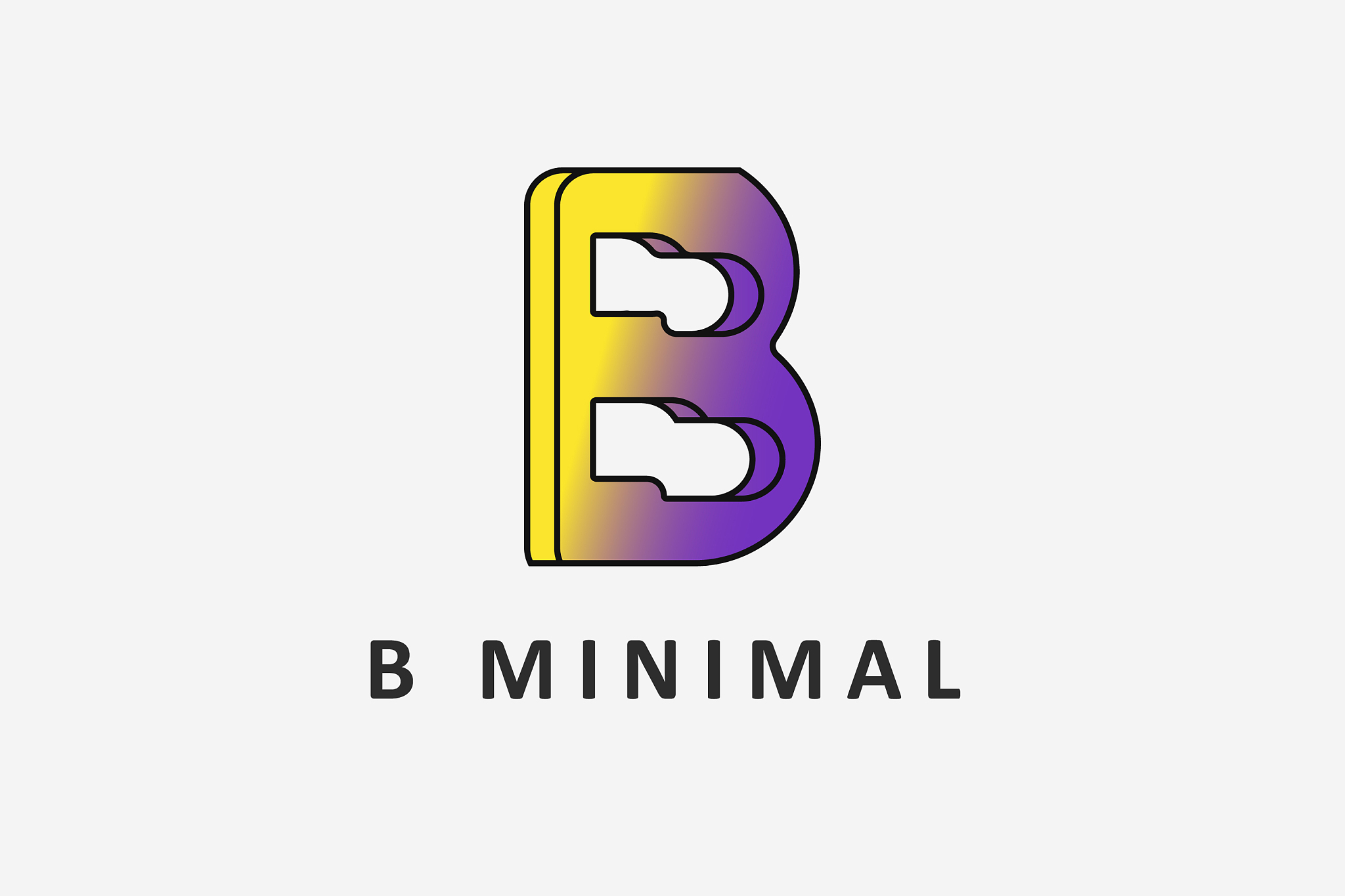 b minimal logo designletter b logominimal b lett