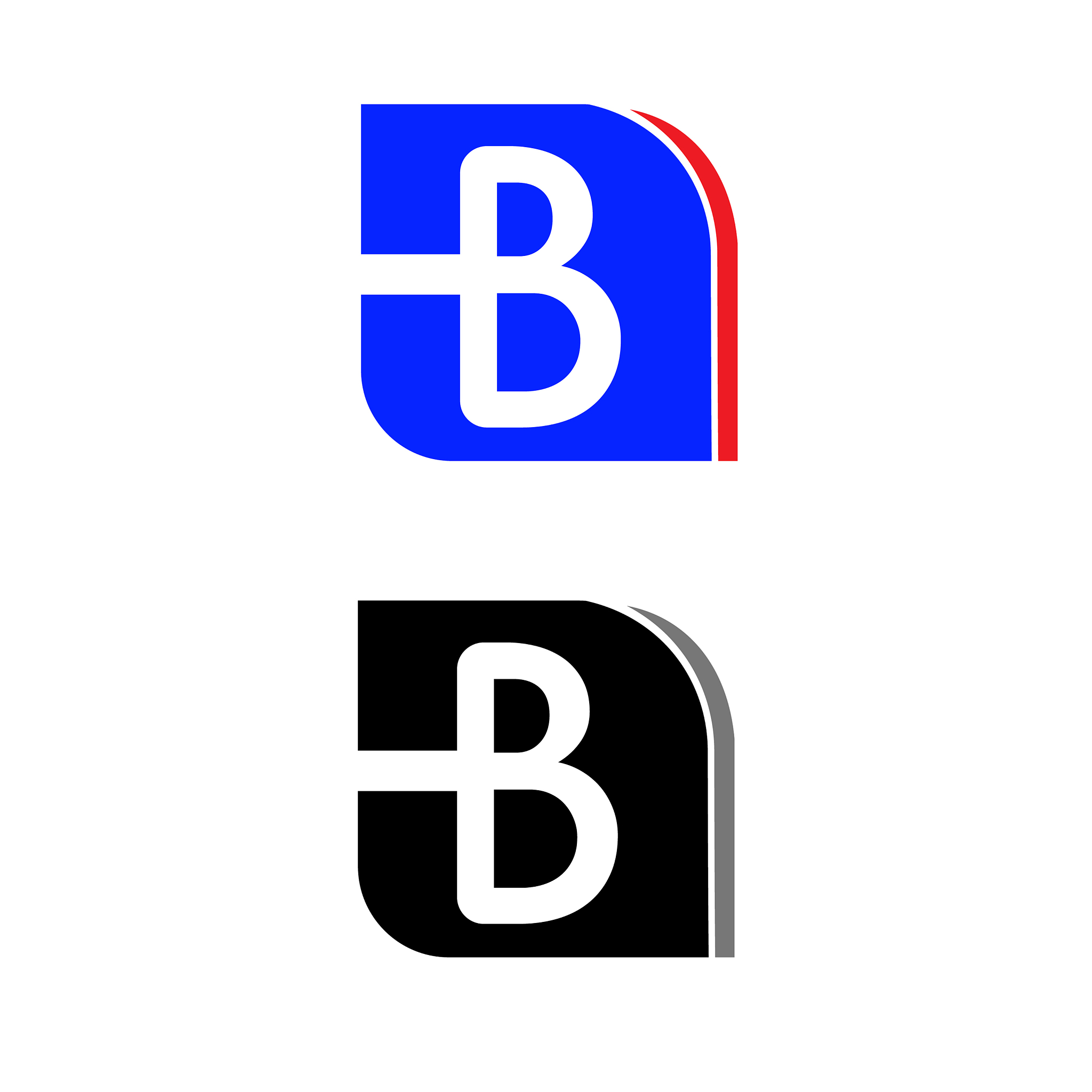 logo b symbol design