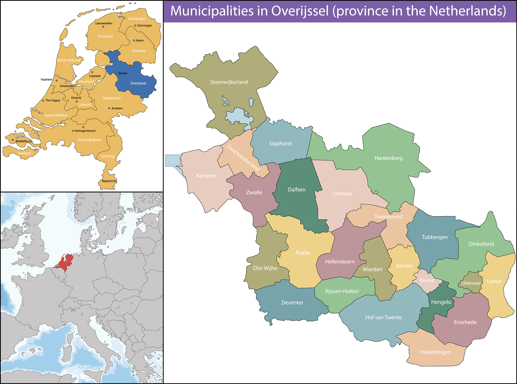 overijssel is a province netherlands
