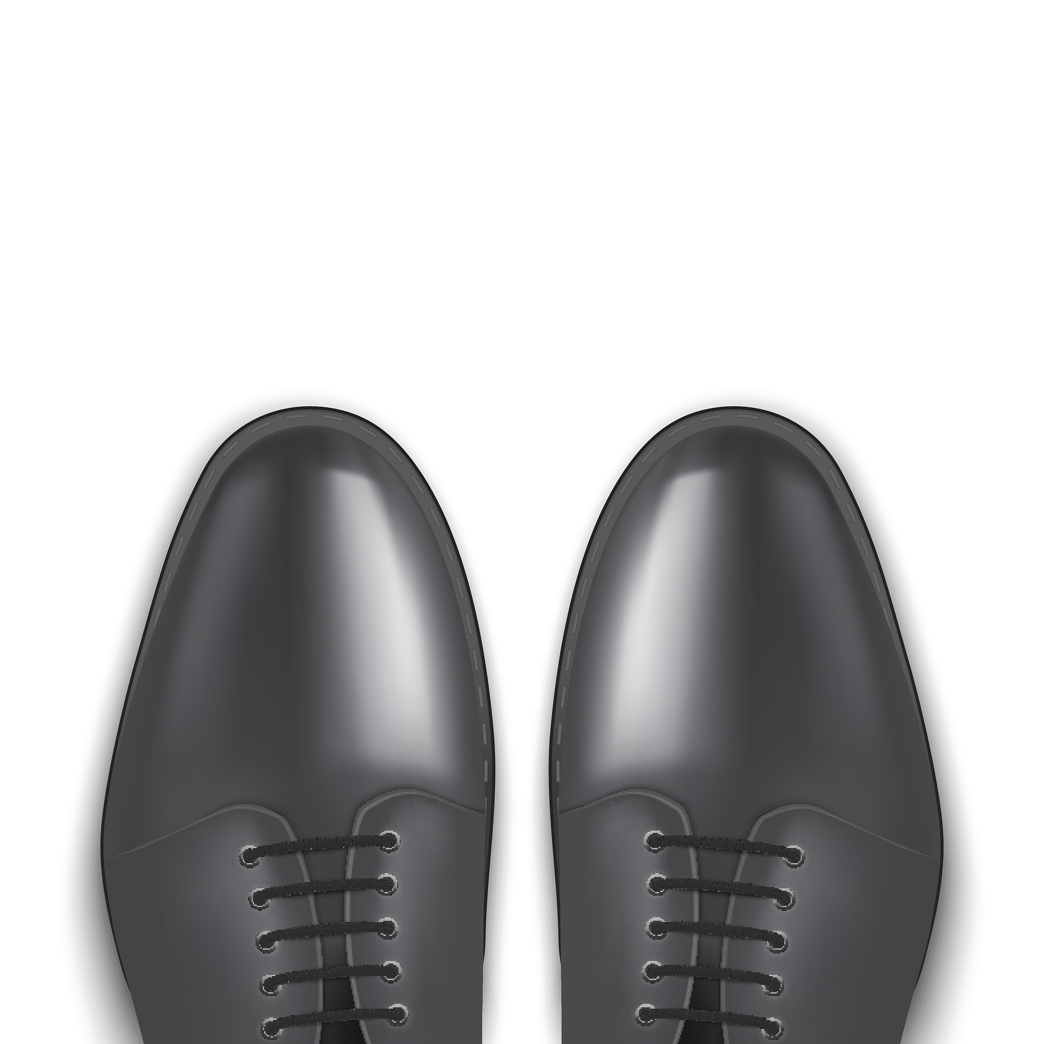 background of male fashion classic black shoes. vector.