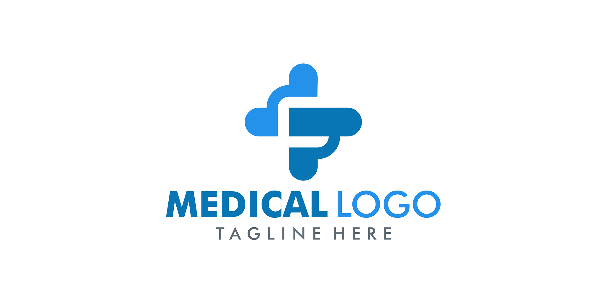 medical pharmacy logo design template
