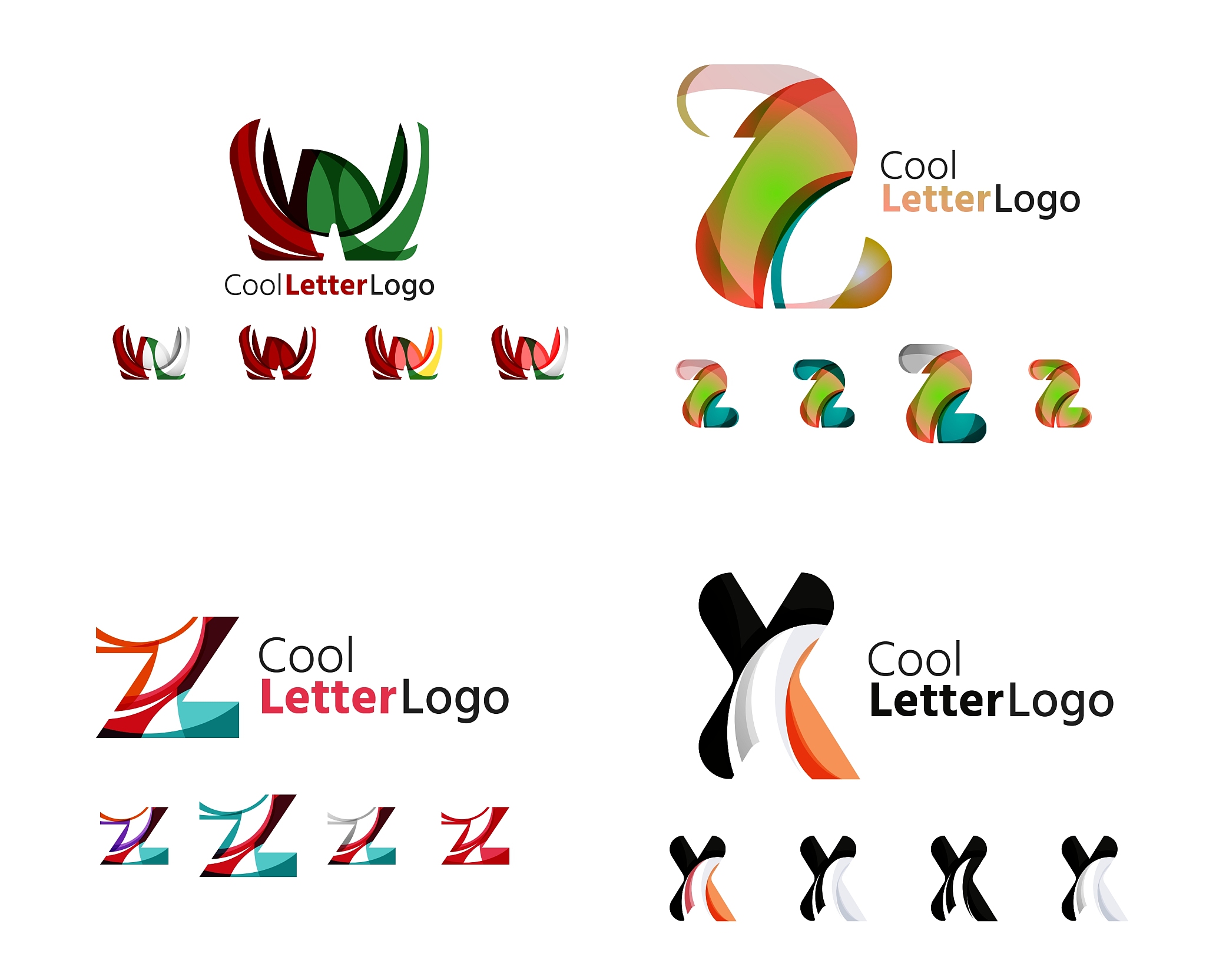 letter business emblem collection