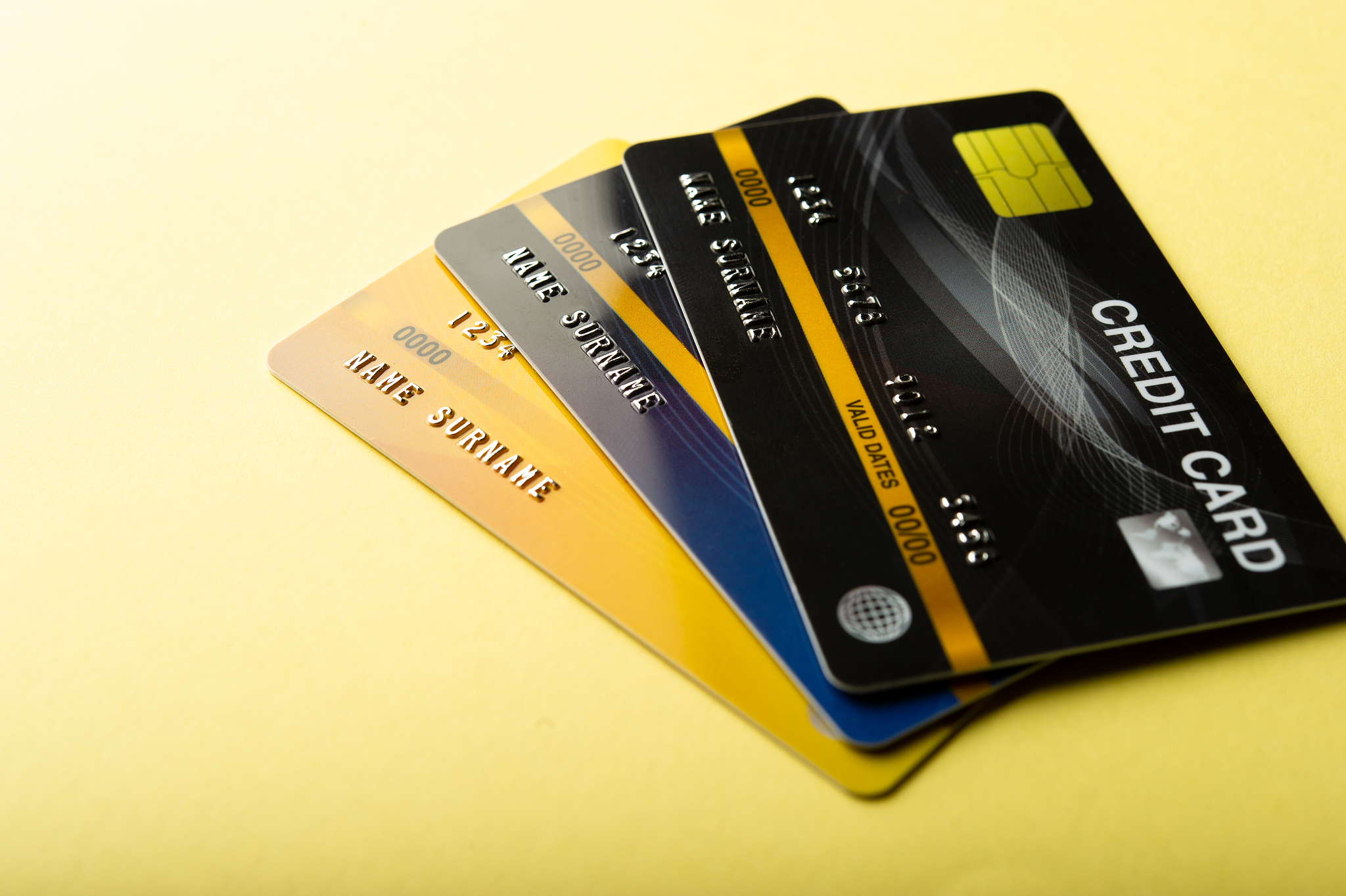 credit card, cash card, financial business card business card an