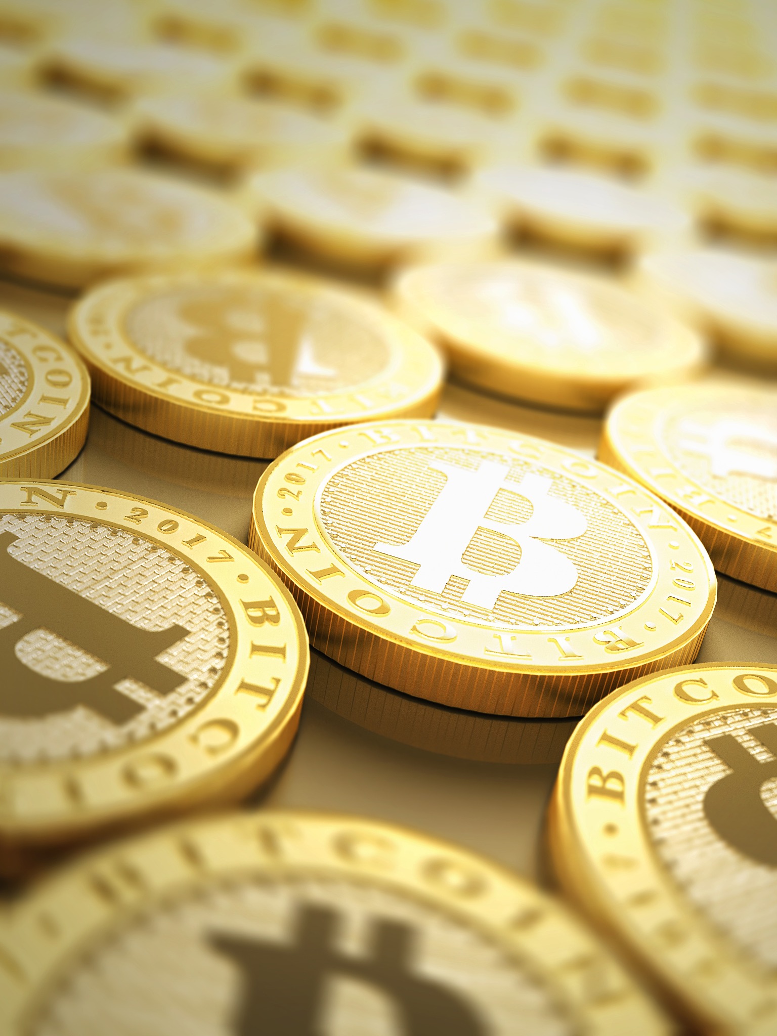 bitcoins, illustration