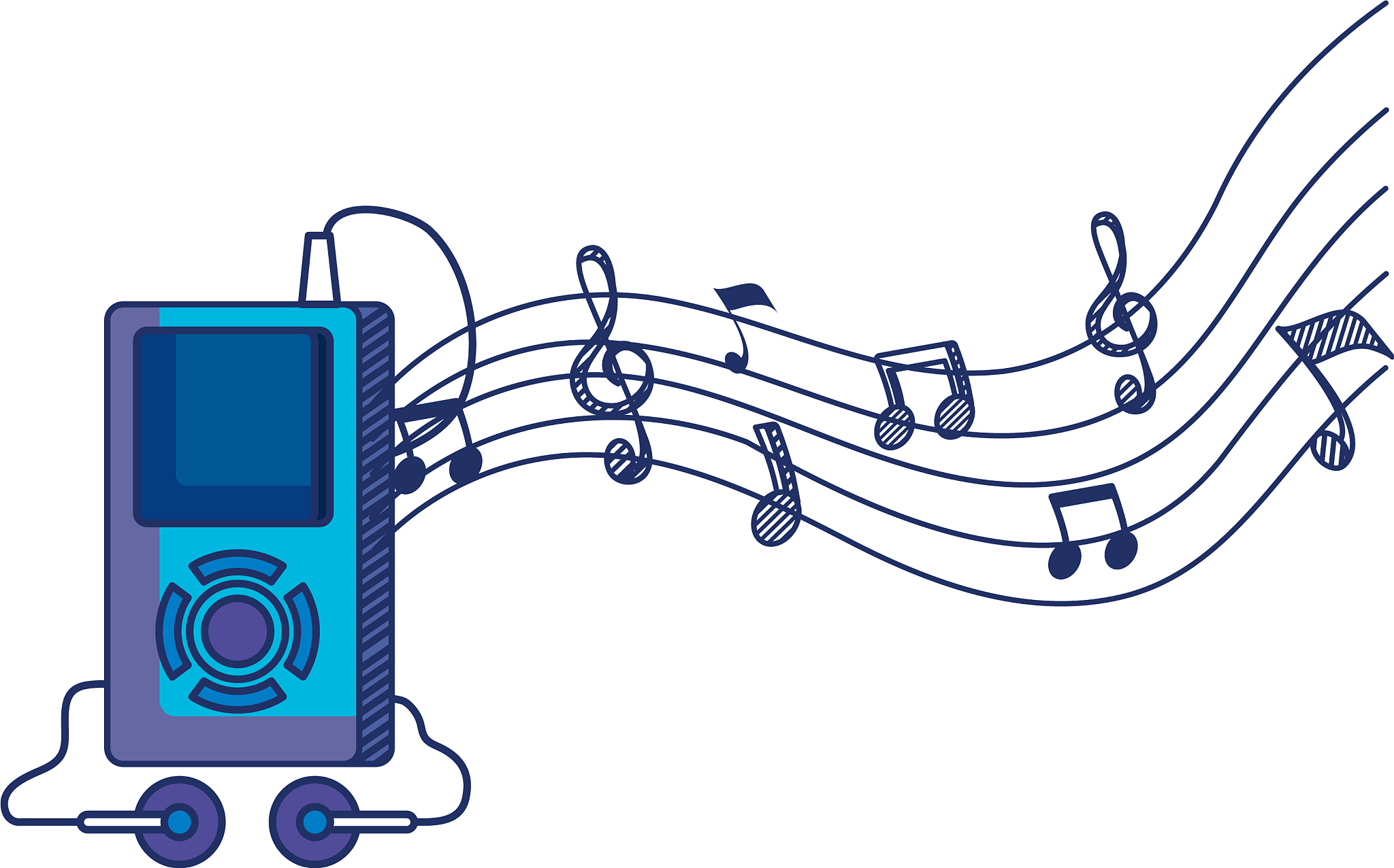 mp3 music player electronic icon