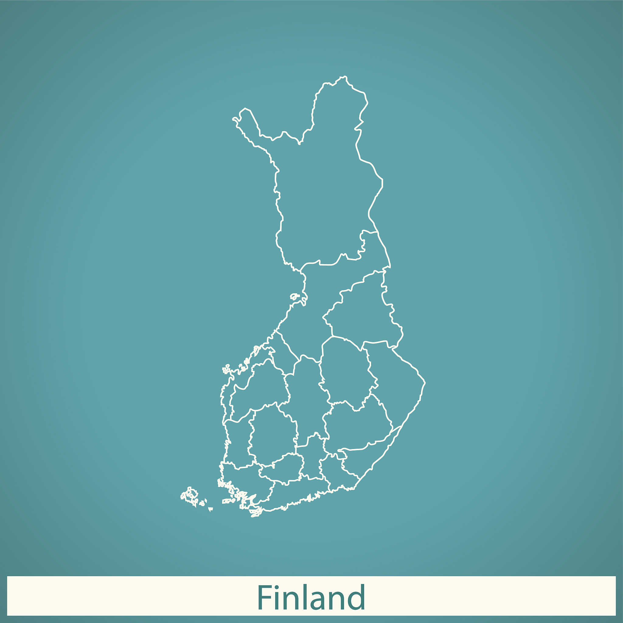 map of finland