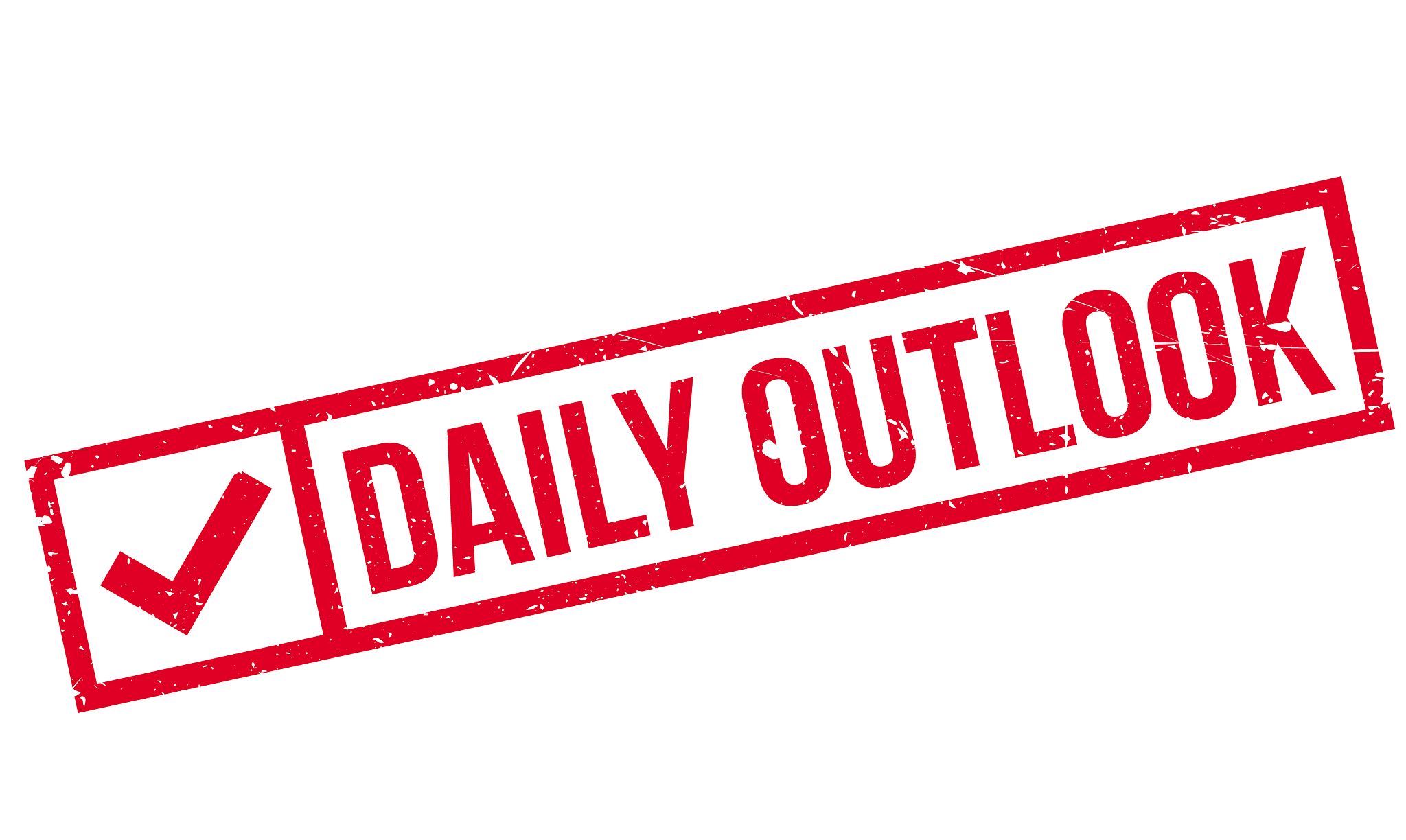 daily outlook rubber stamp
