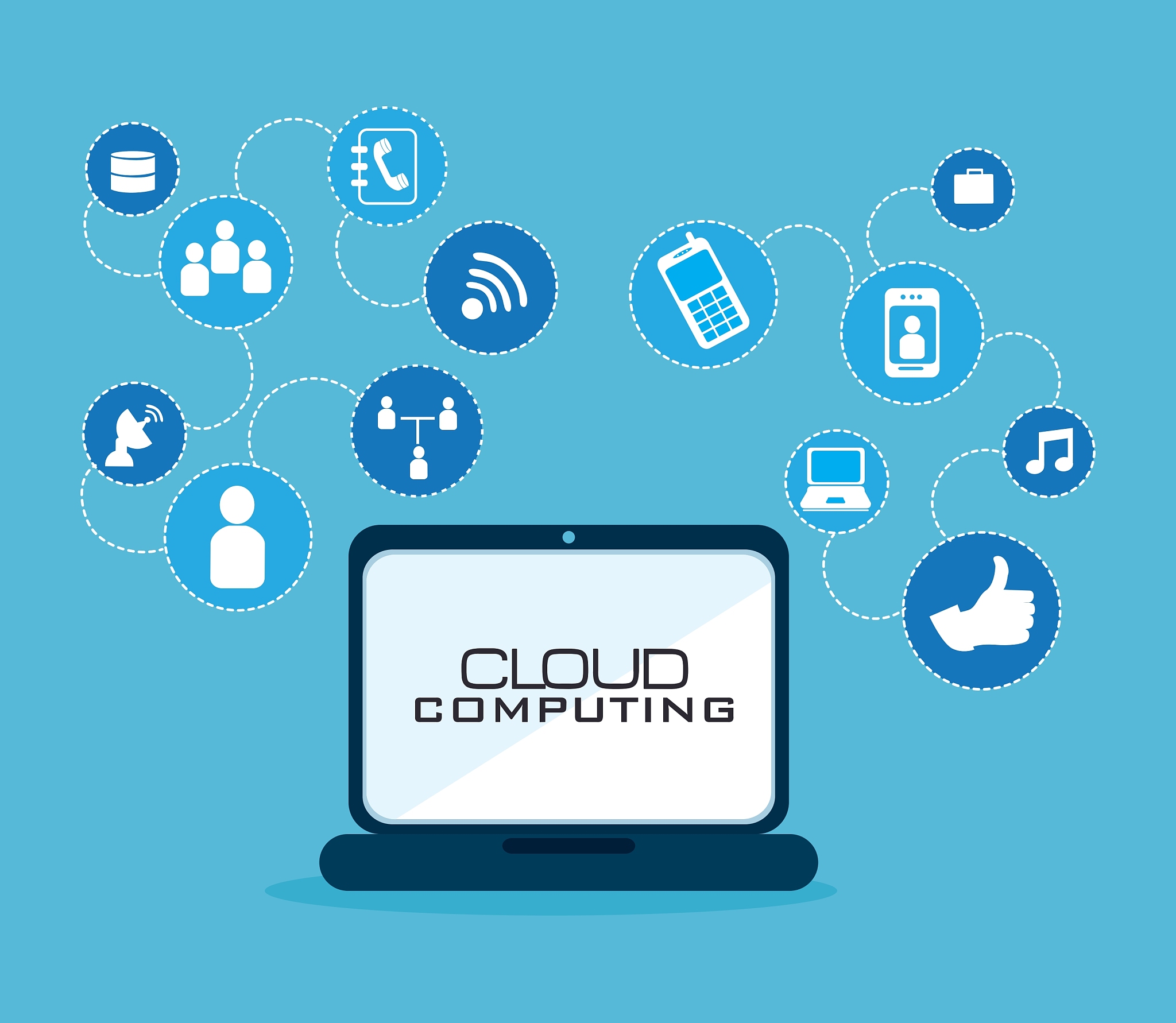 cloud computing data icon