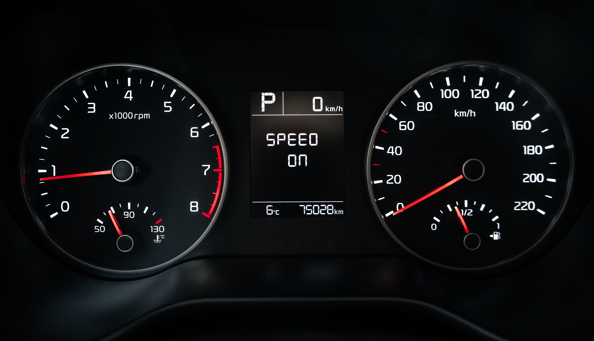 car speedometer or meter panel.