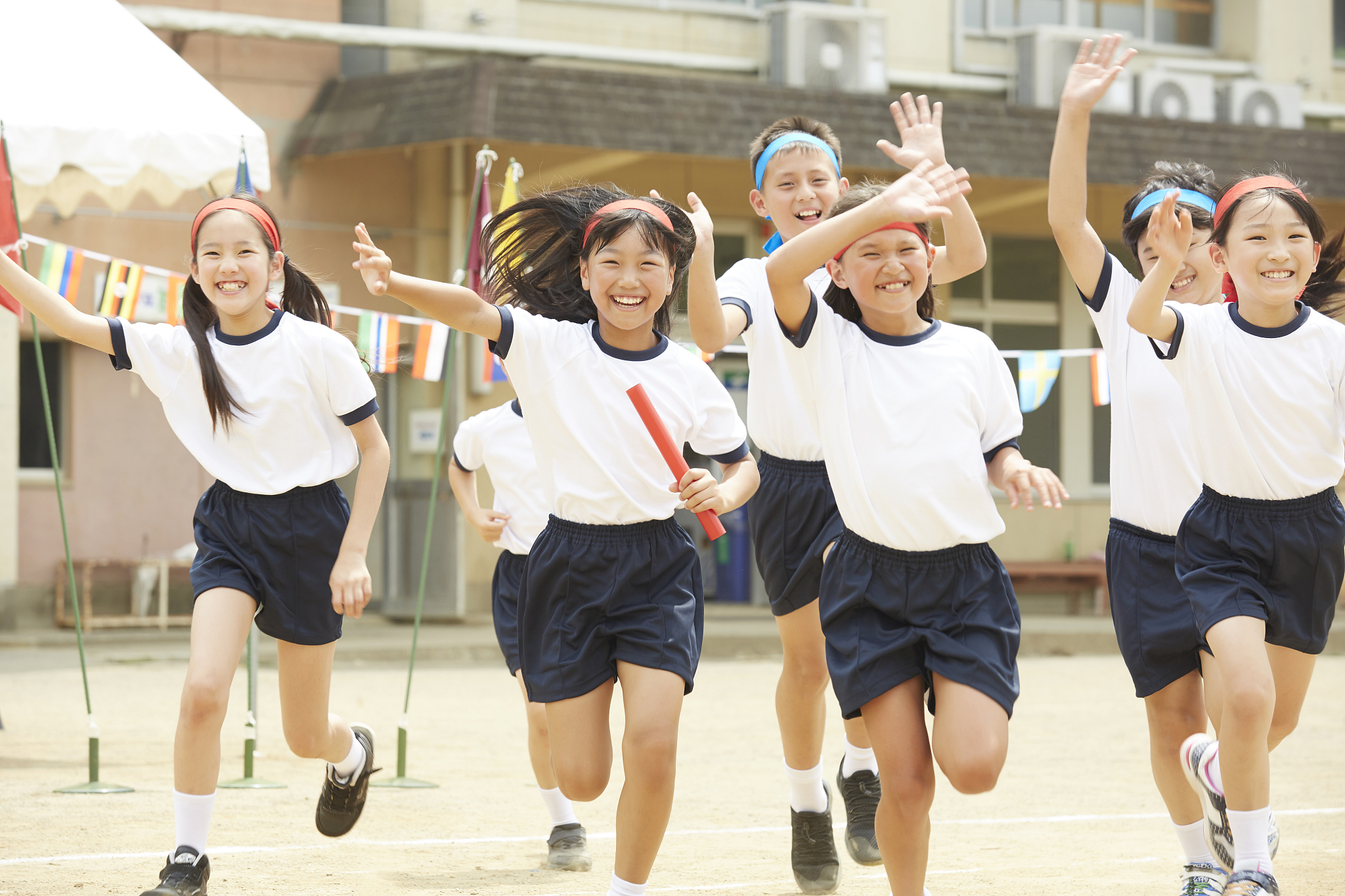 运动日 夜晚活动日 小学生