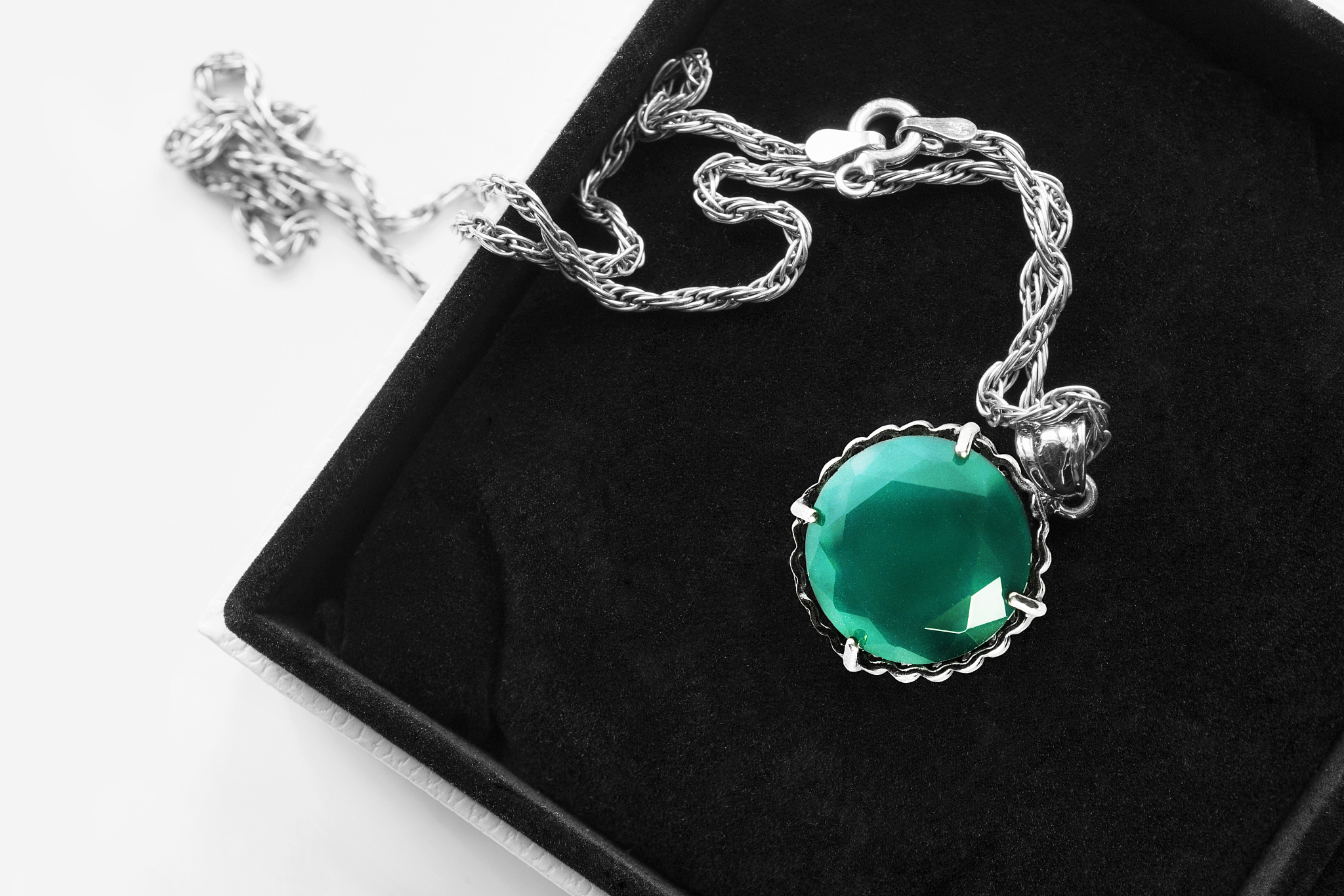 necklace in a box