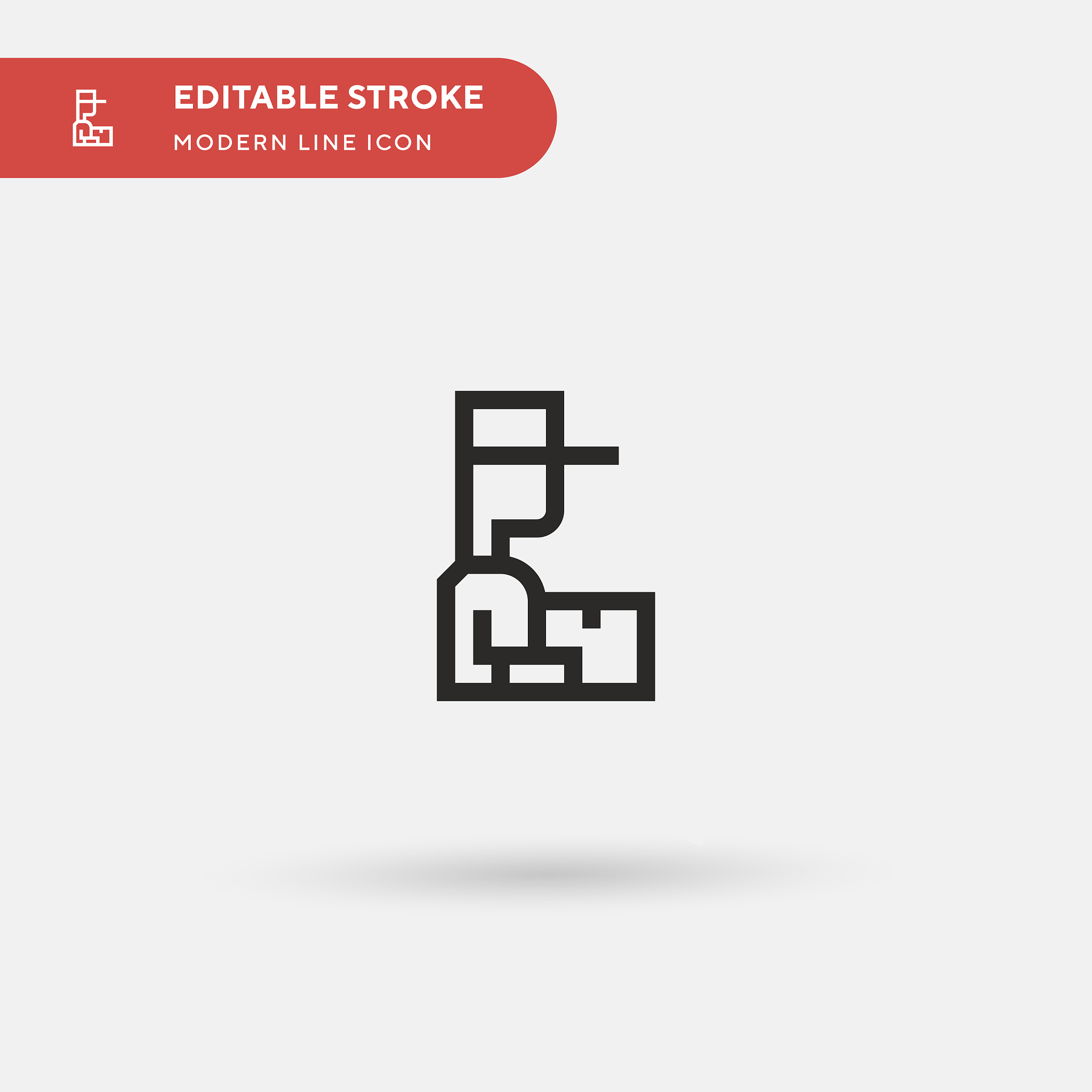 delivery man simple icon