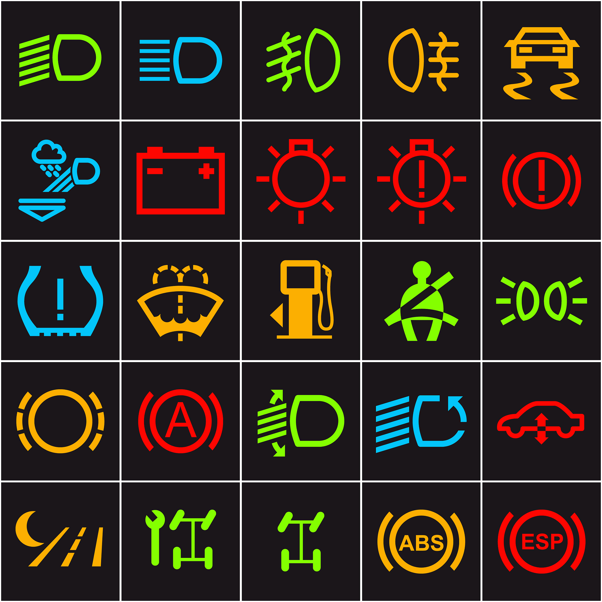 黄灯闪烁的含义：交通信号、汽车仪表盘、家用电器等