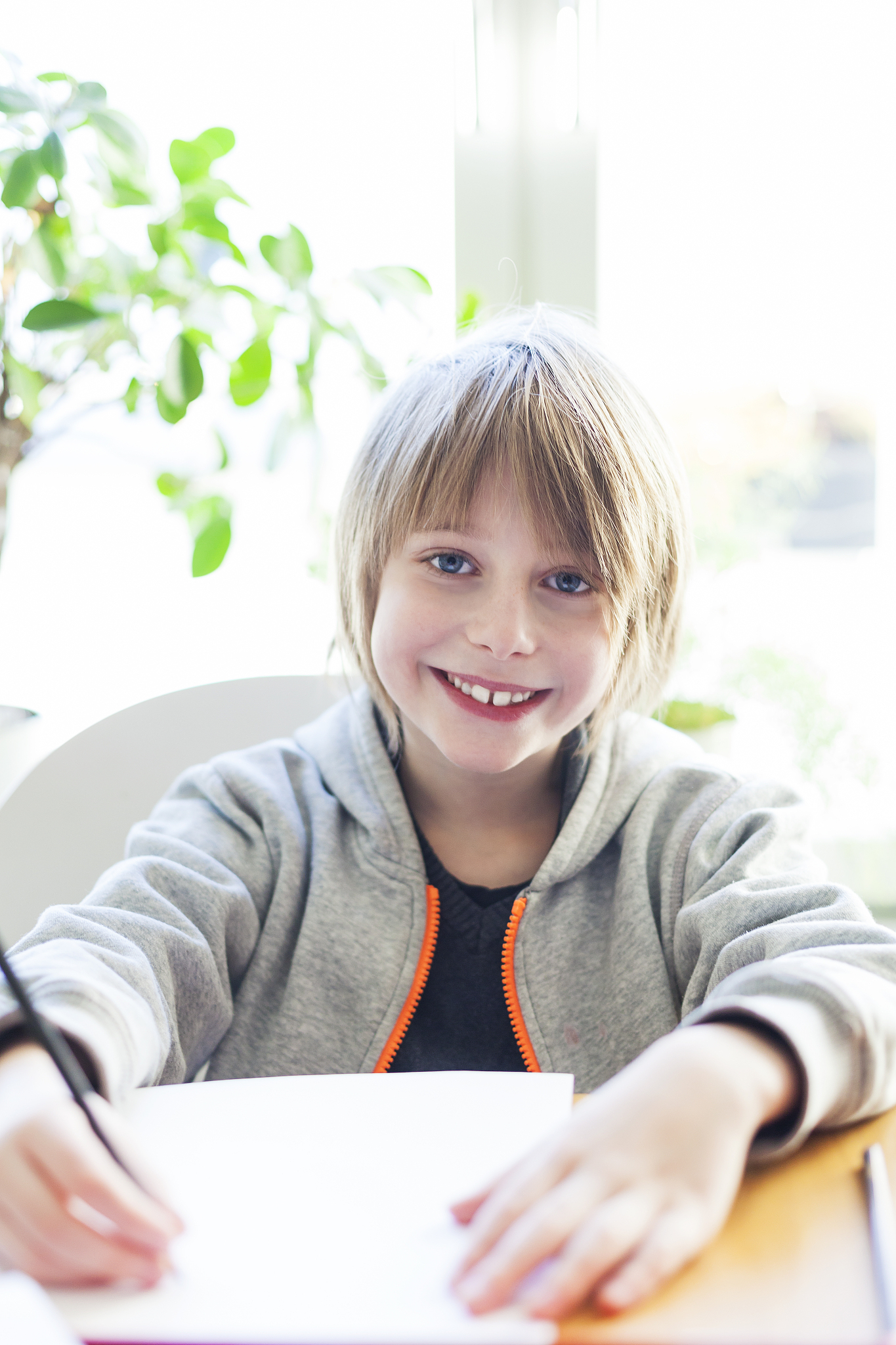portrait of smiling girl
