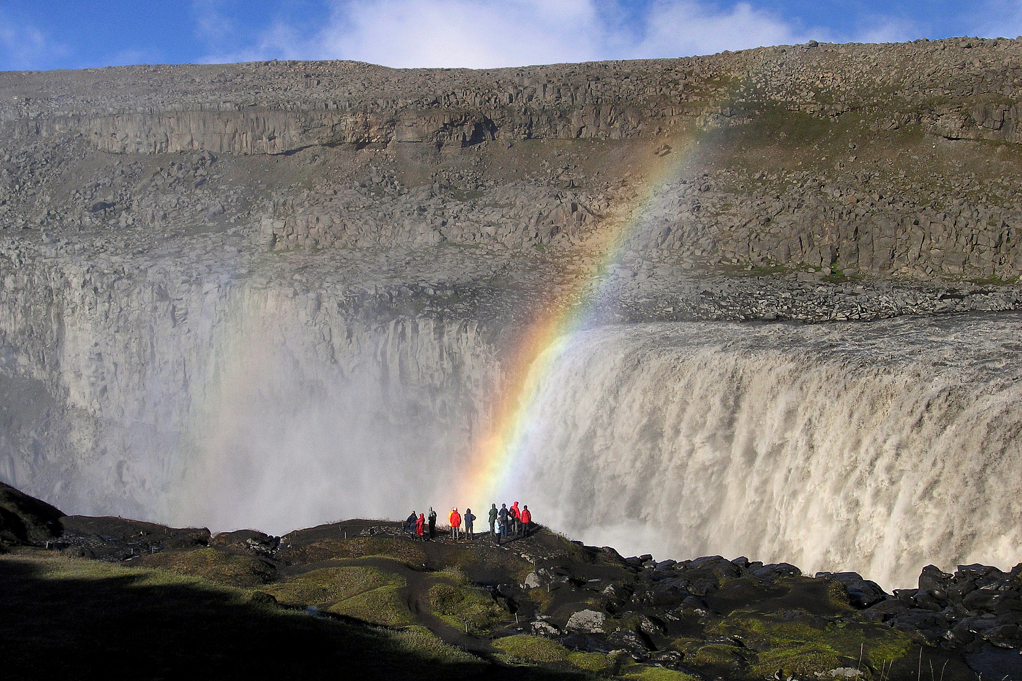 dettifoss, the most powerful waterfall in europe