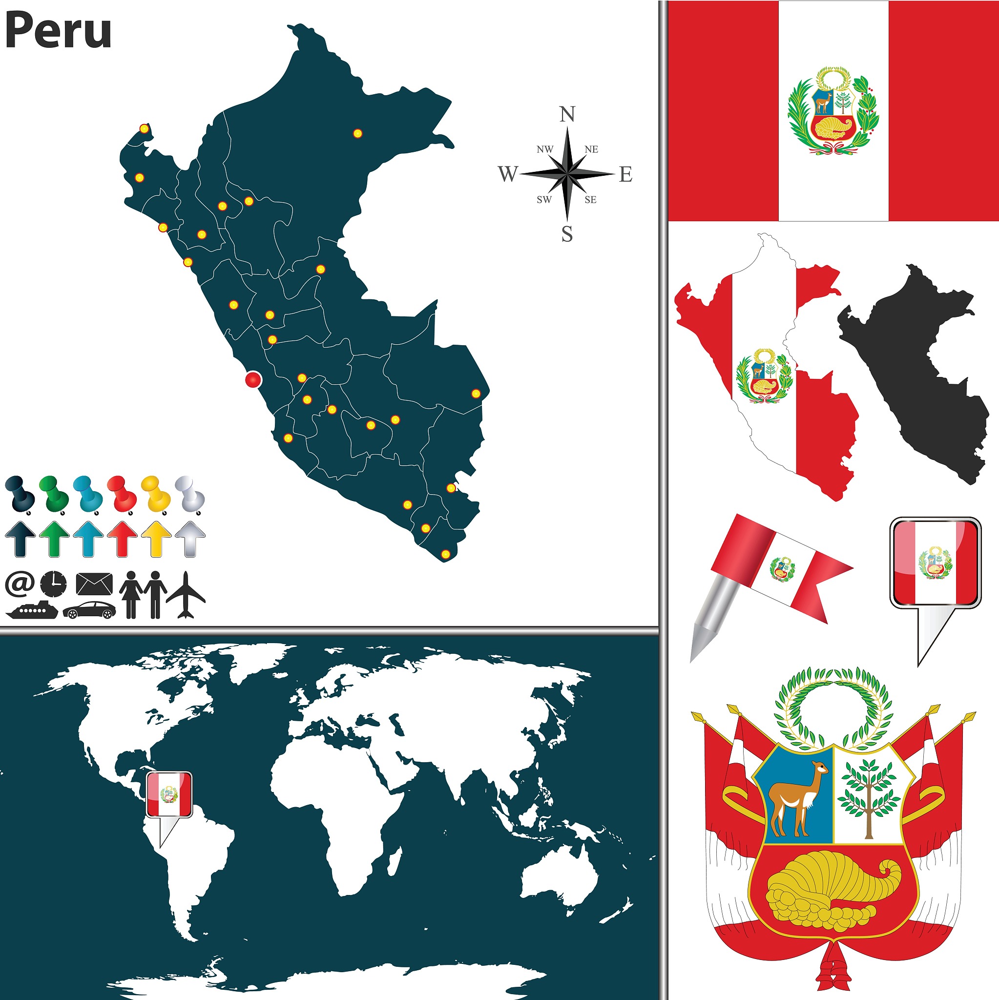 map of peru