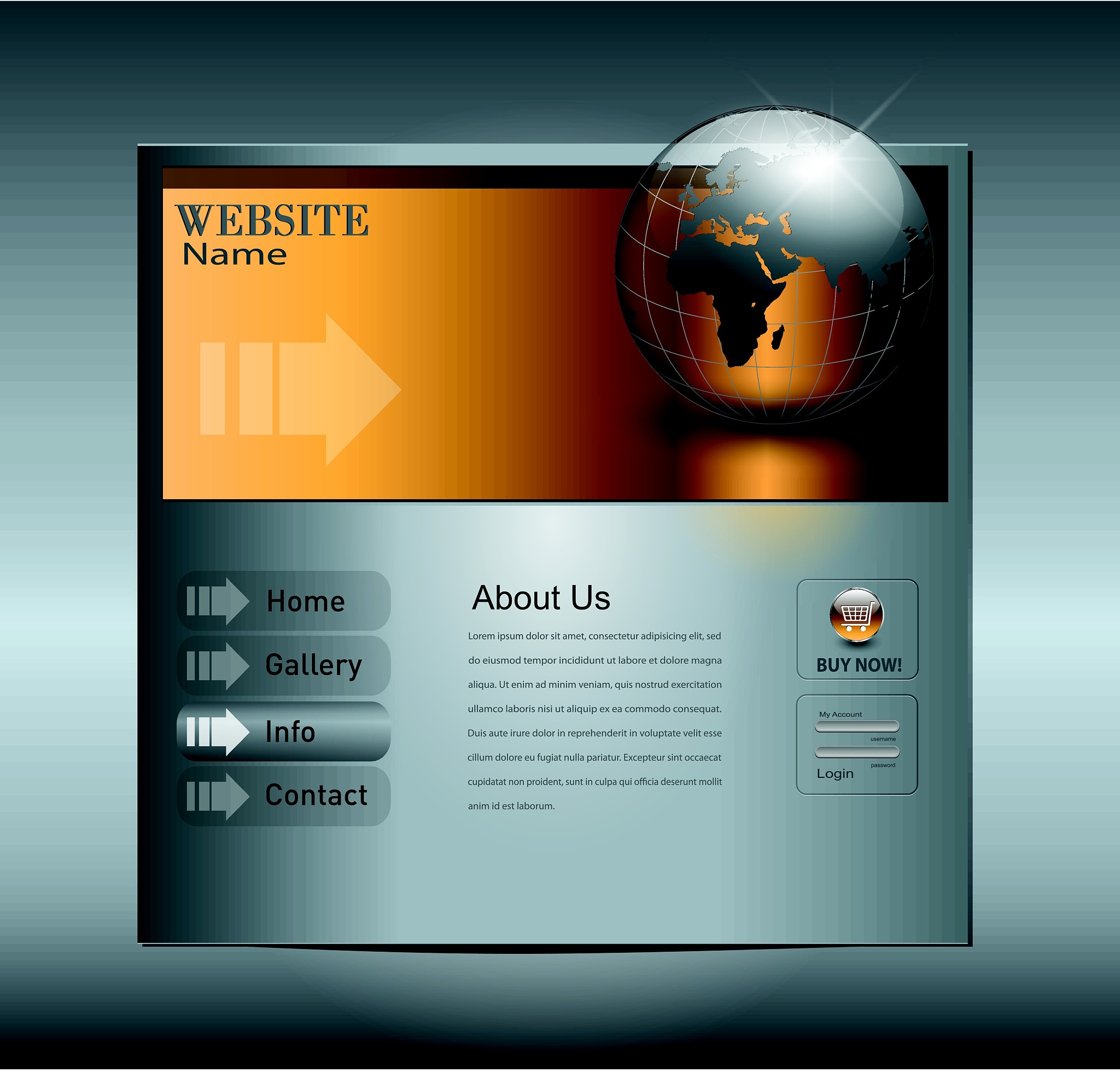 business website template