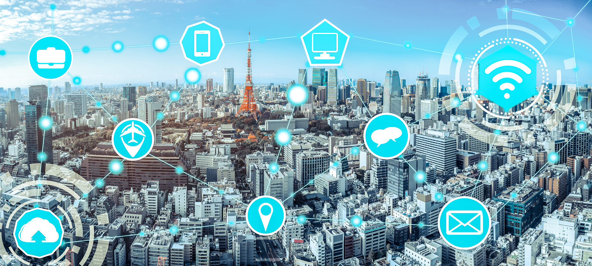smart city and wireless communication network.