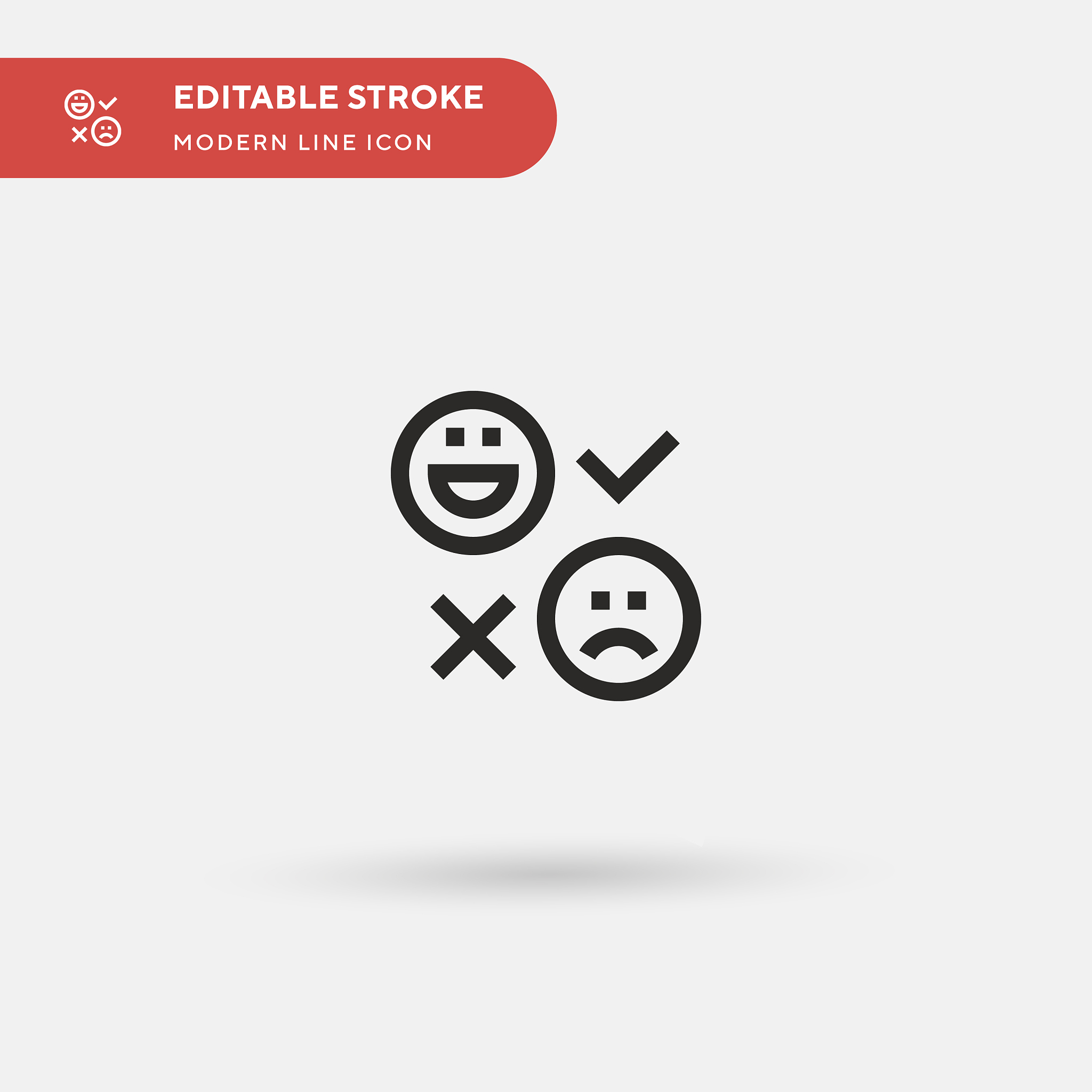 review simple icon symbol