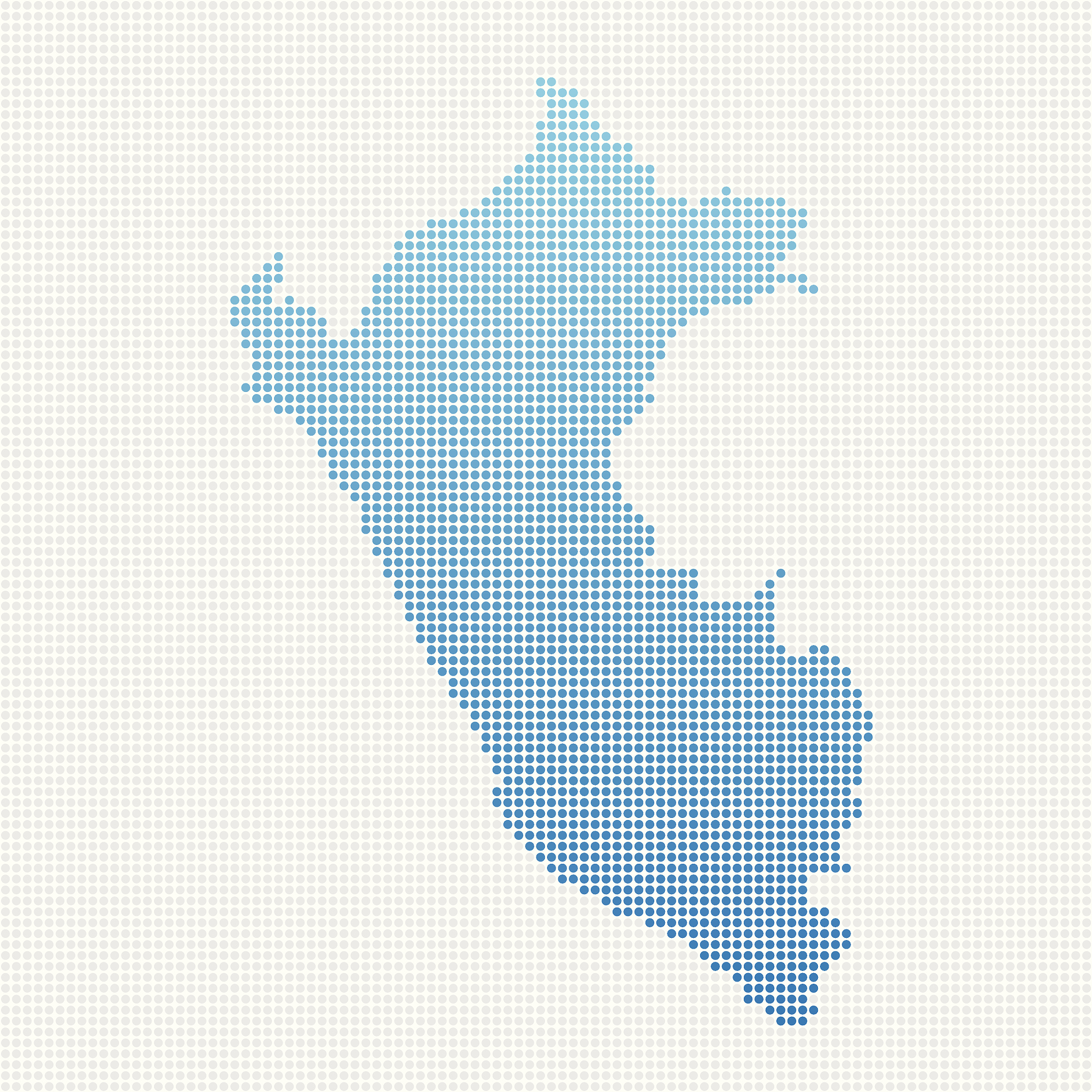 peru map blue dot pattern