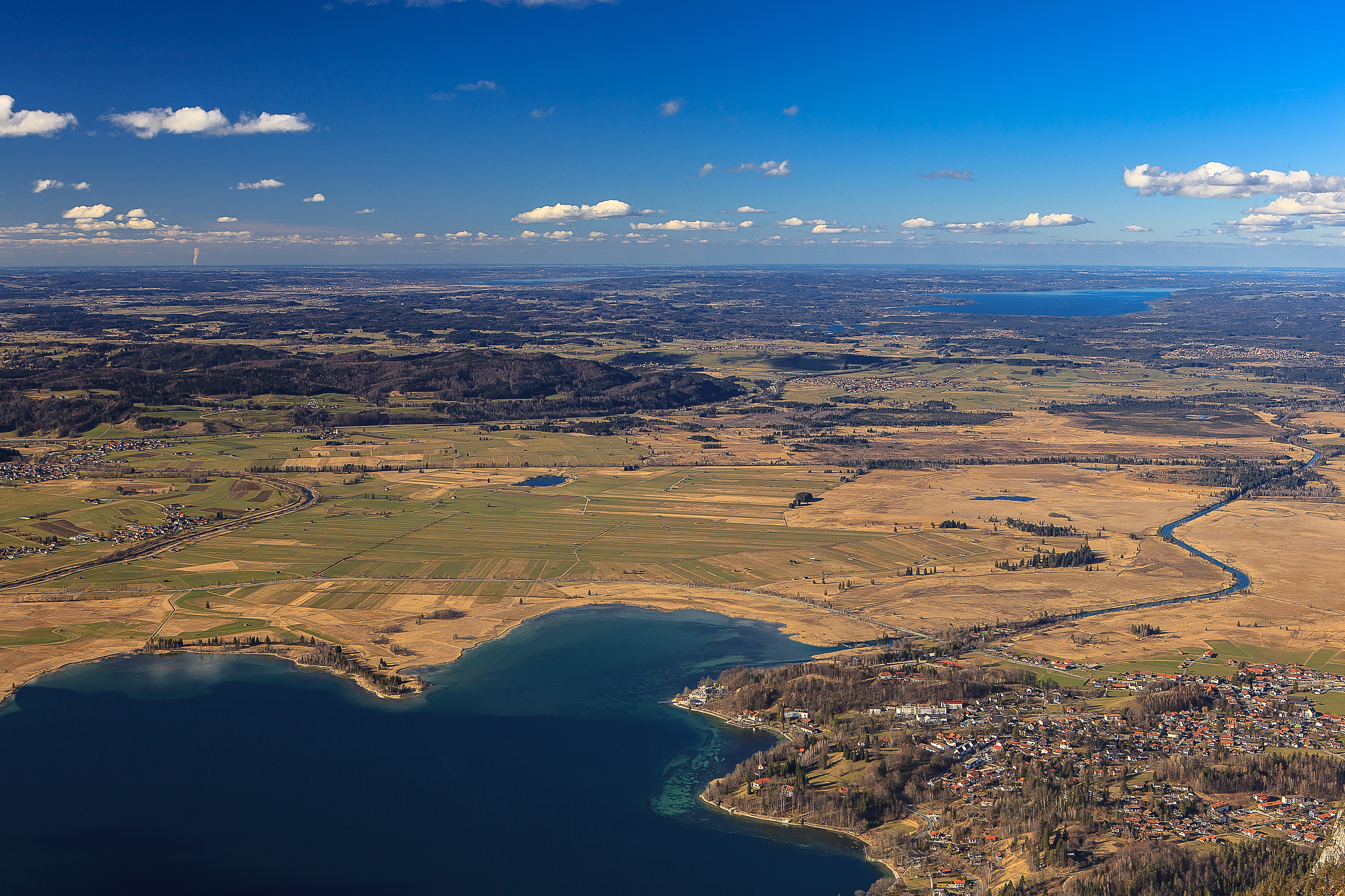 view to lake kochel