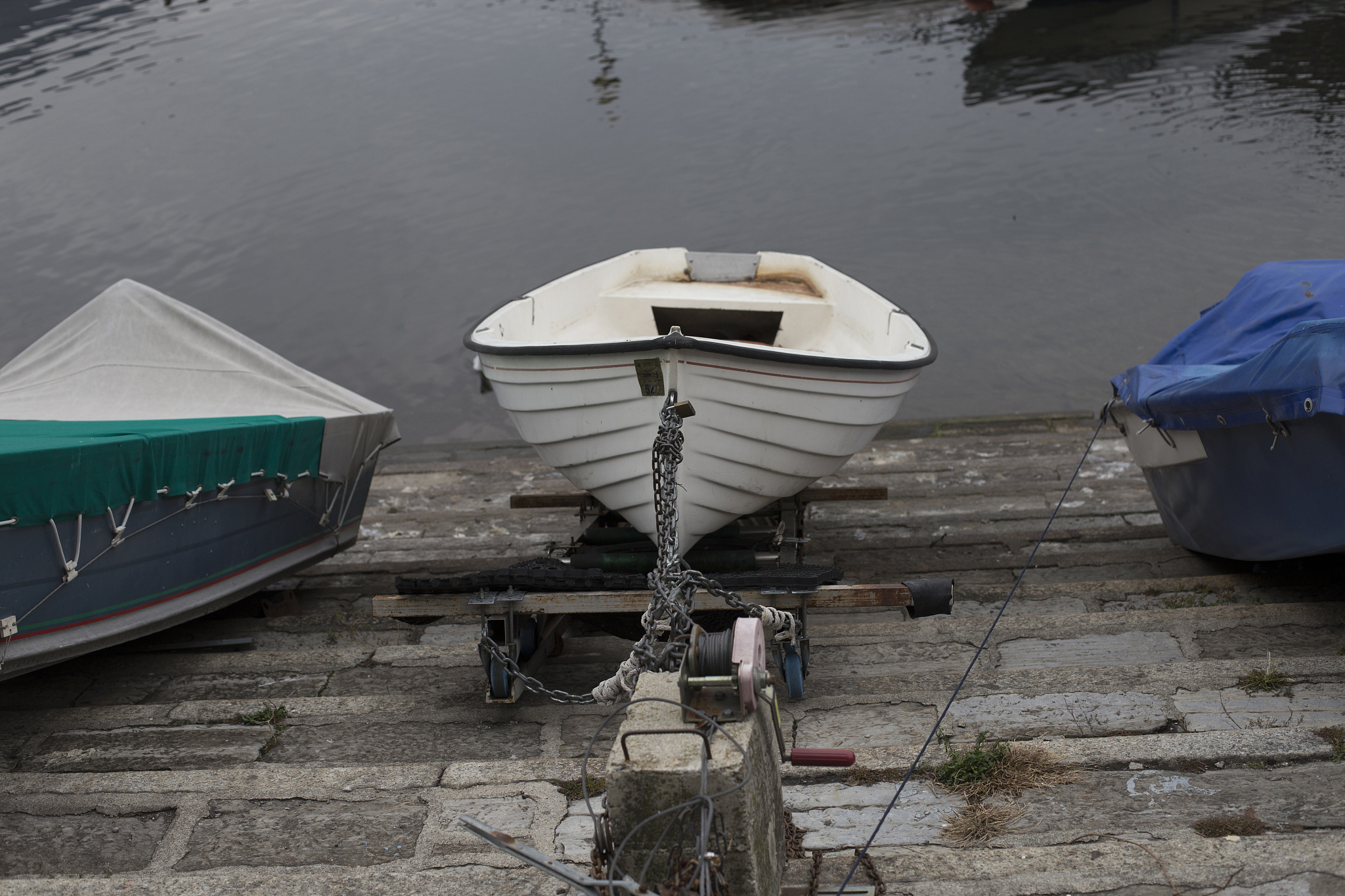 boats at lake como