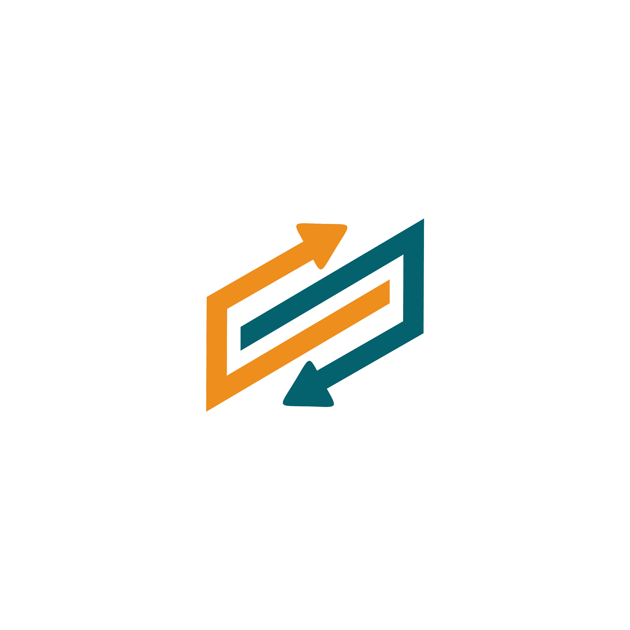 s letter arrow logo design template