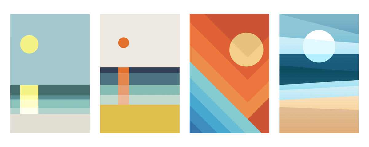 山西插画配色方案